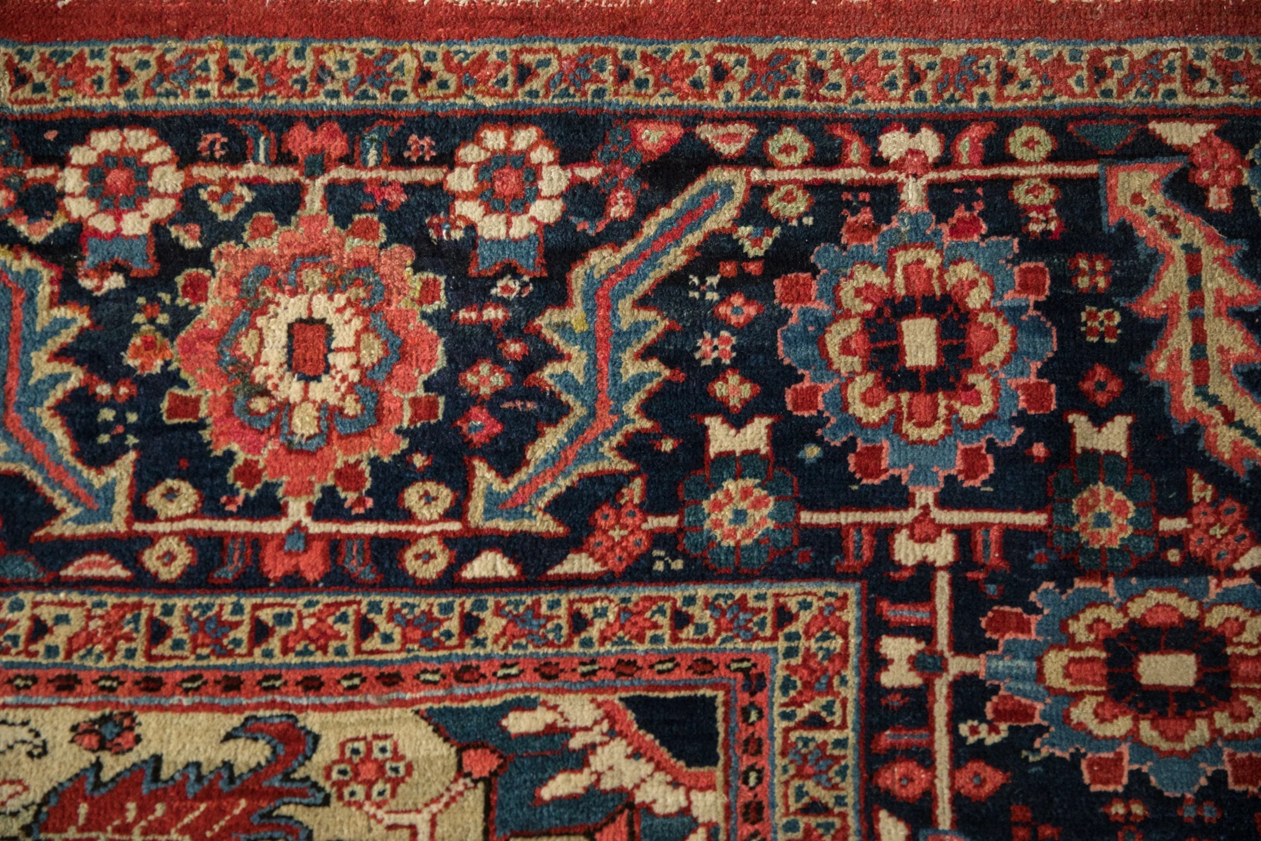 10x14 Vintage Heriz Carpet - Image 3