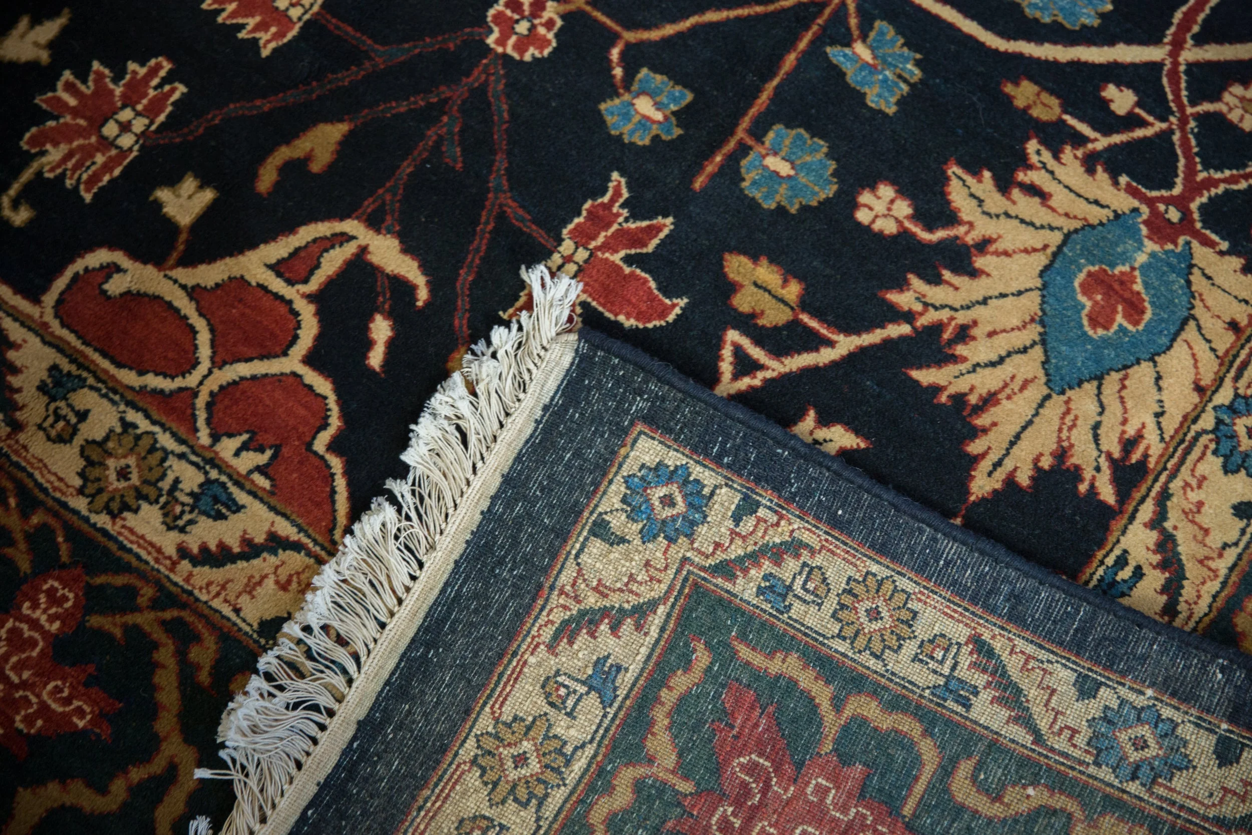10x14 Vintage Indian Bijar Design Carpet - Image 11