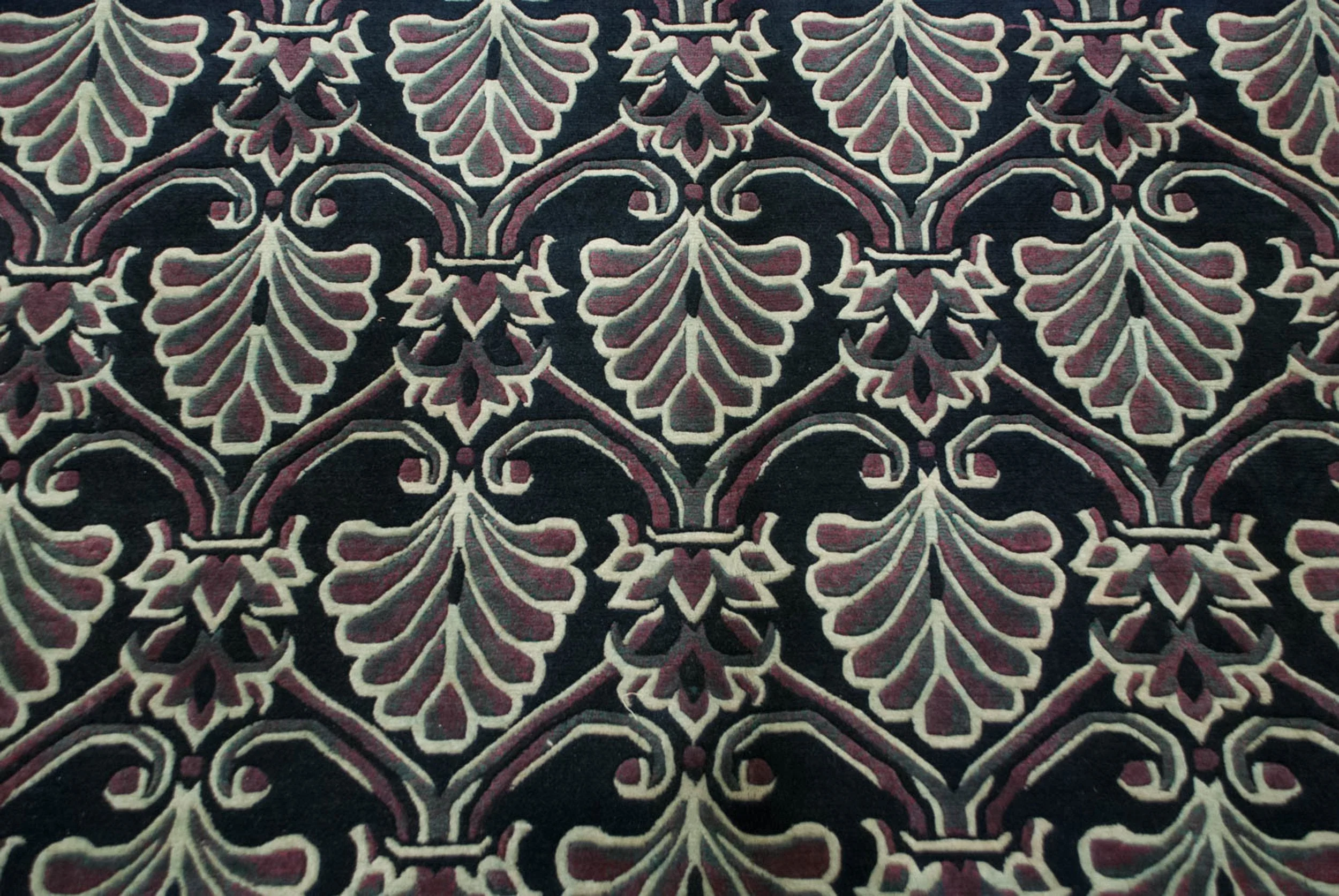 10x14 Vintage Indian Damask Design Carpet - Image 5