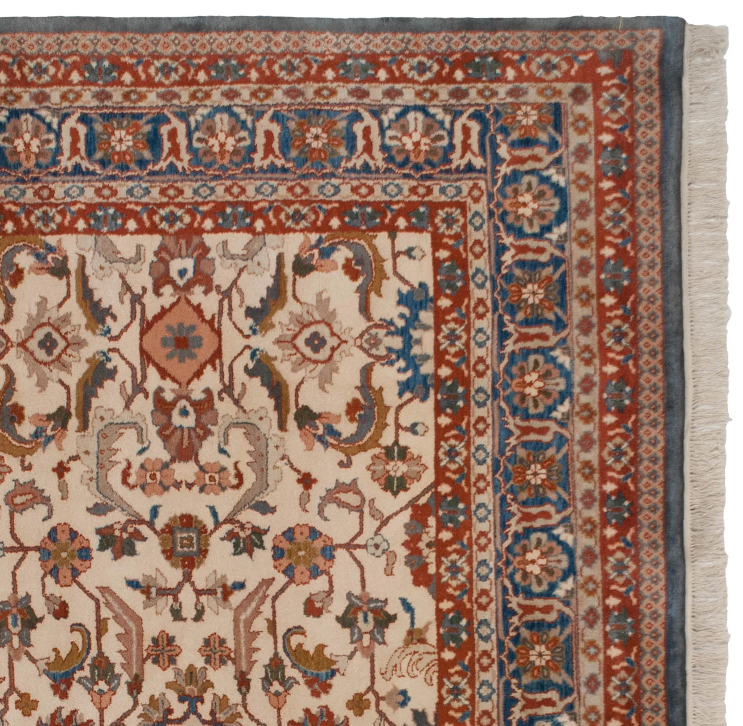10x14 Vintage Indian Sultanabad Design Carpet - Image 2
