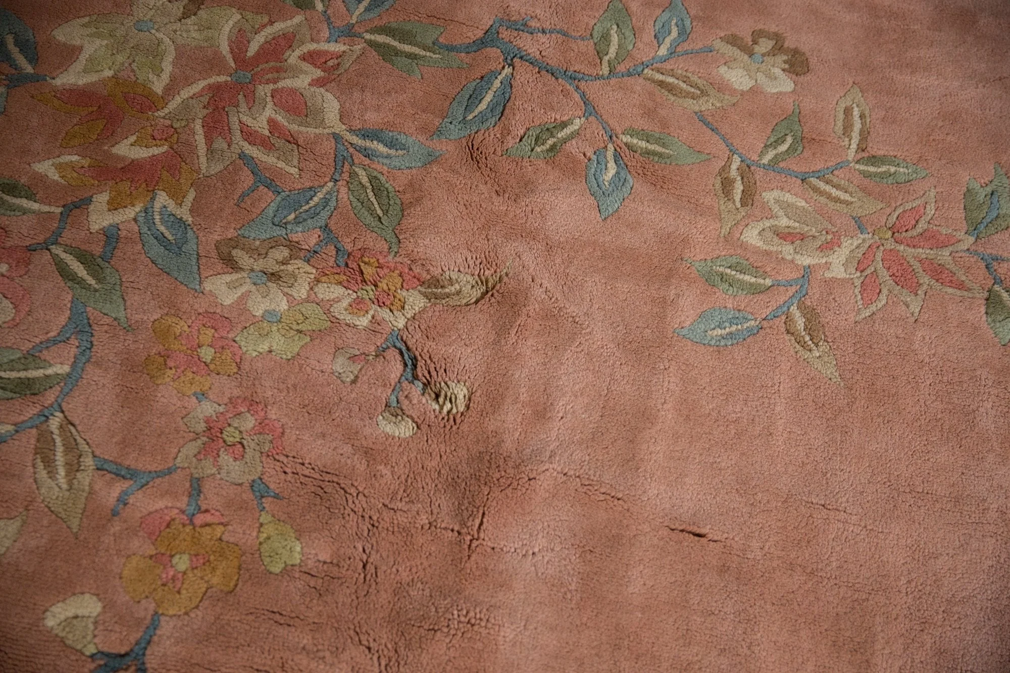 10x14 Vintage Japanese Art Deco Design Carpet - Image 8