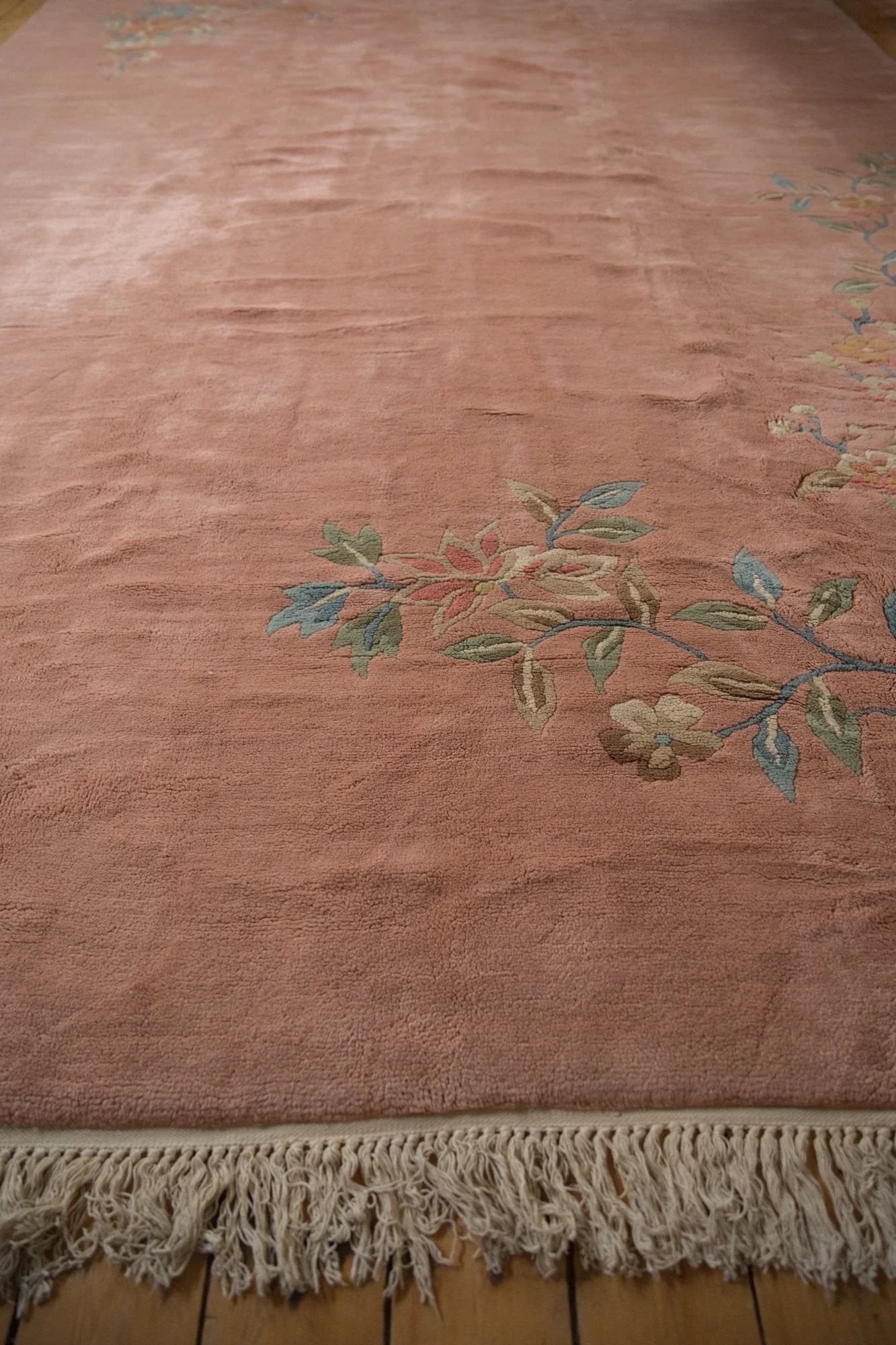 10x14 Vintage Japanese Art Deco Design Carpet - Image 9