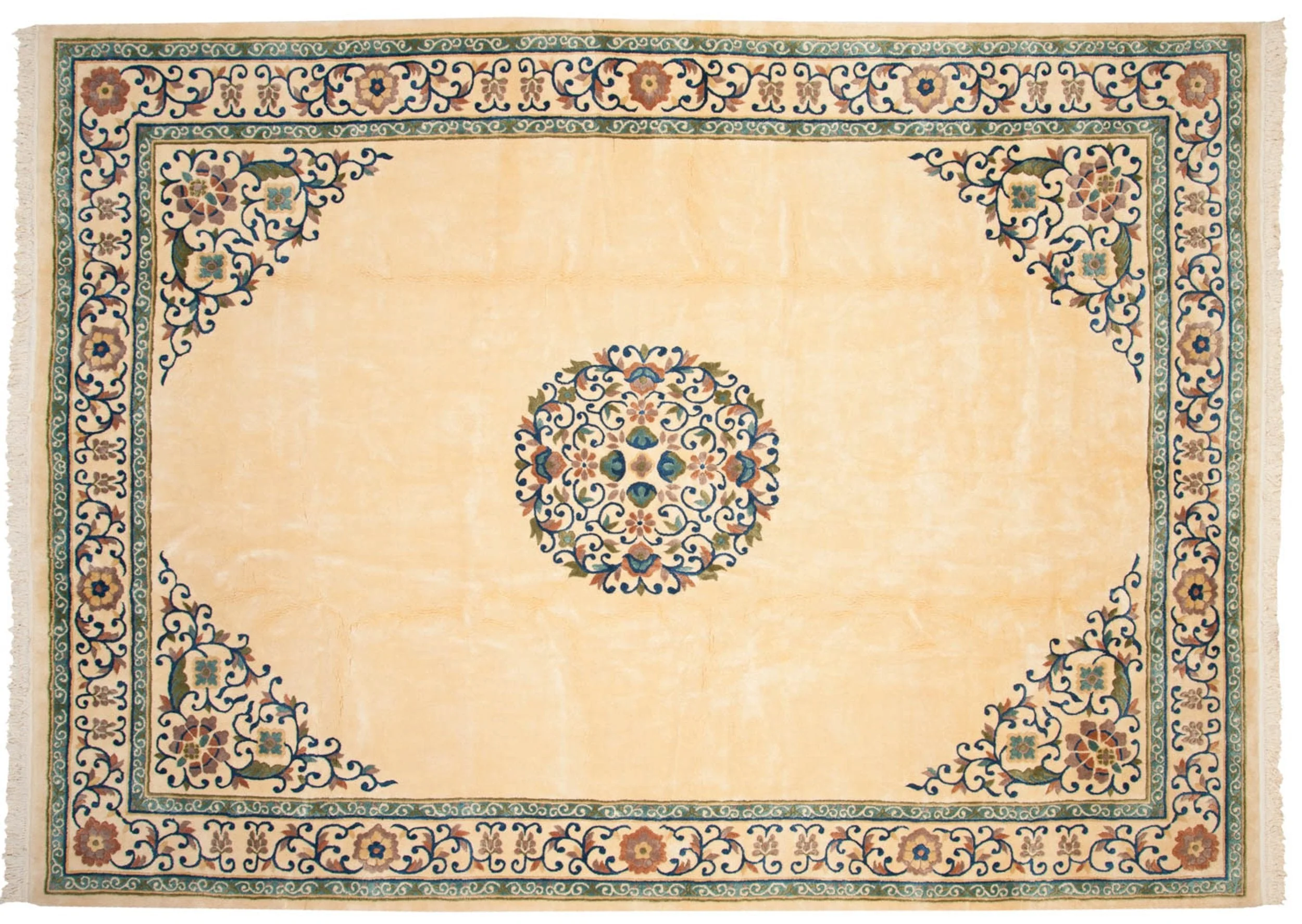 10x14 Vintage Japanese Peking Design Carpet - Image 2
