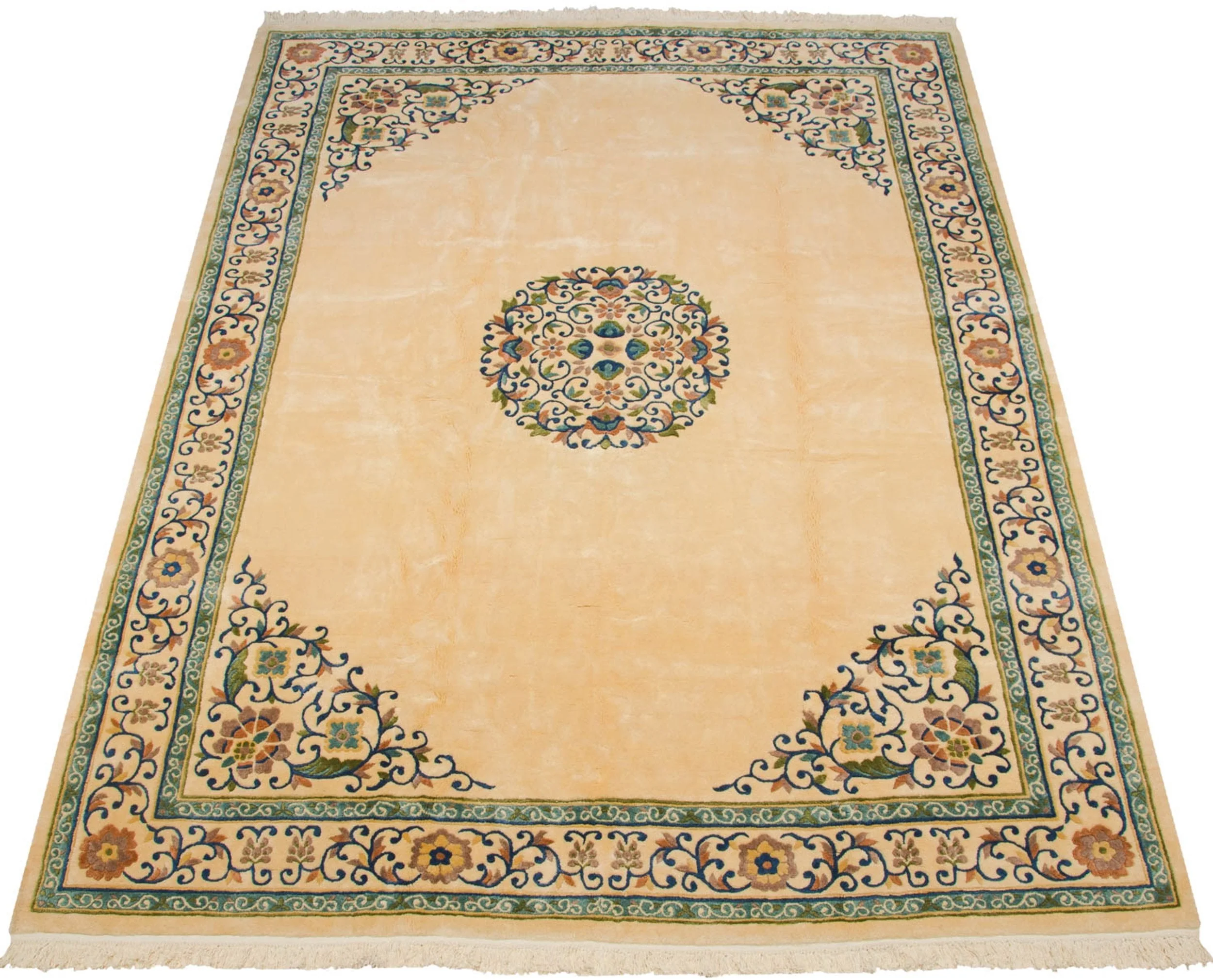 10x14 Vintage Japanese Peking Design Carpet - Image 4