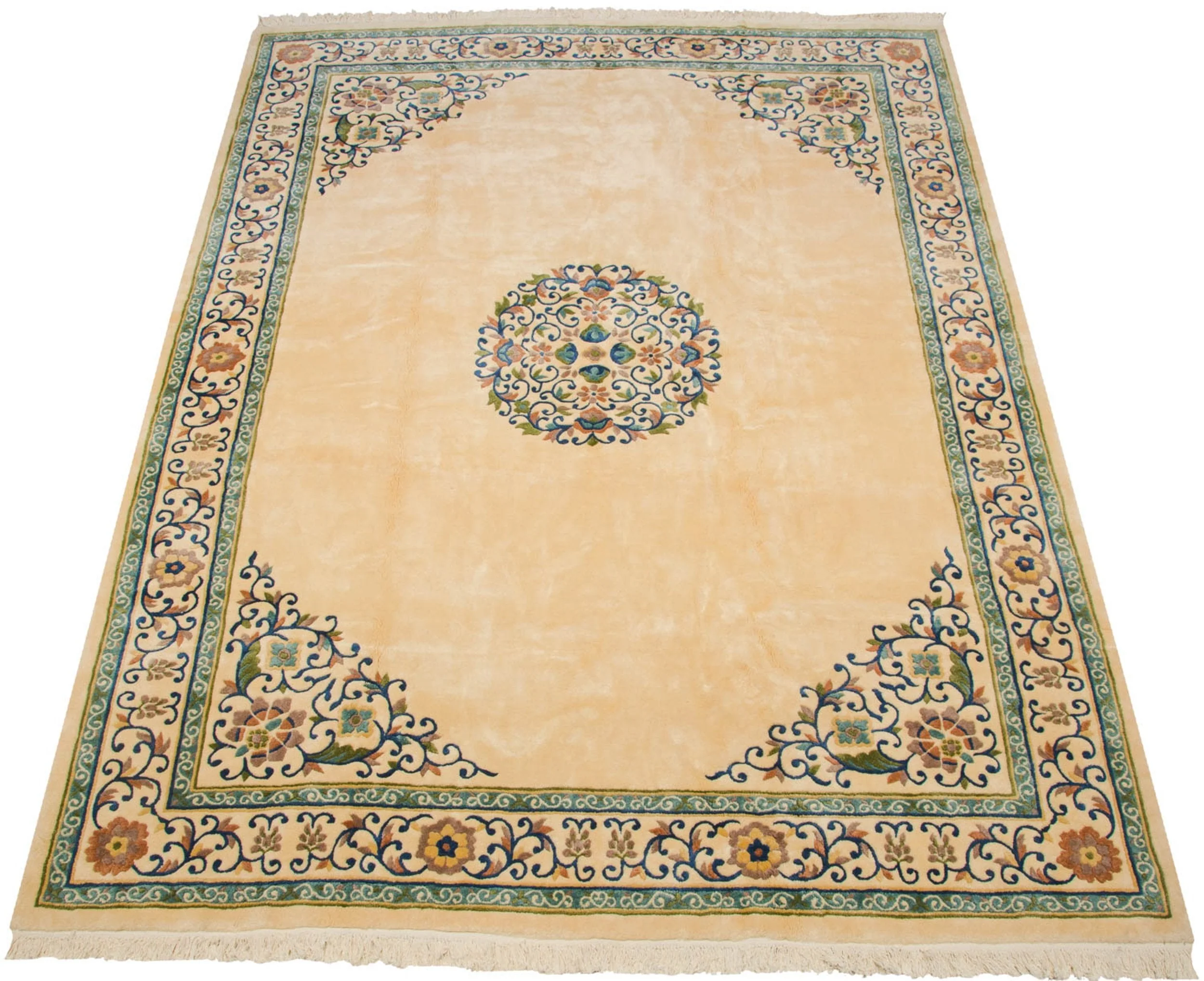 10x14 Vintage Japanese Peking Design Carpet - Image 5