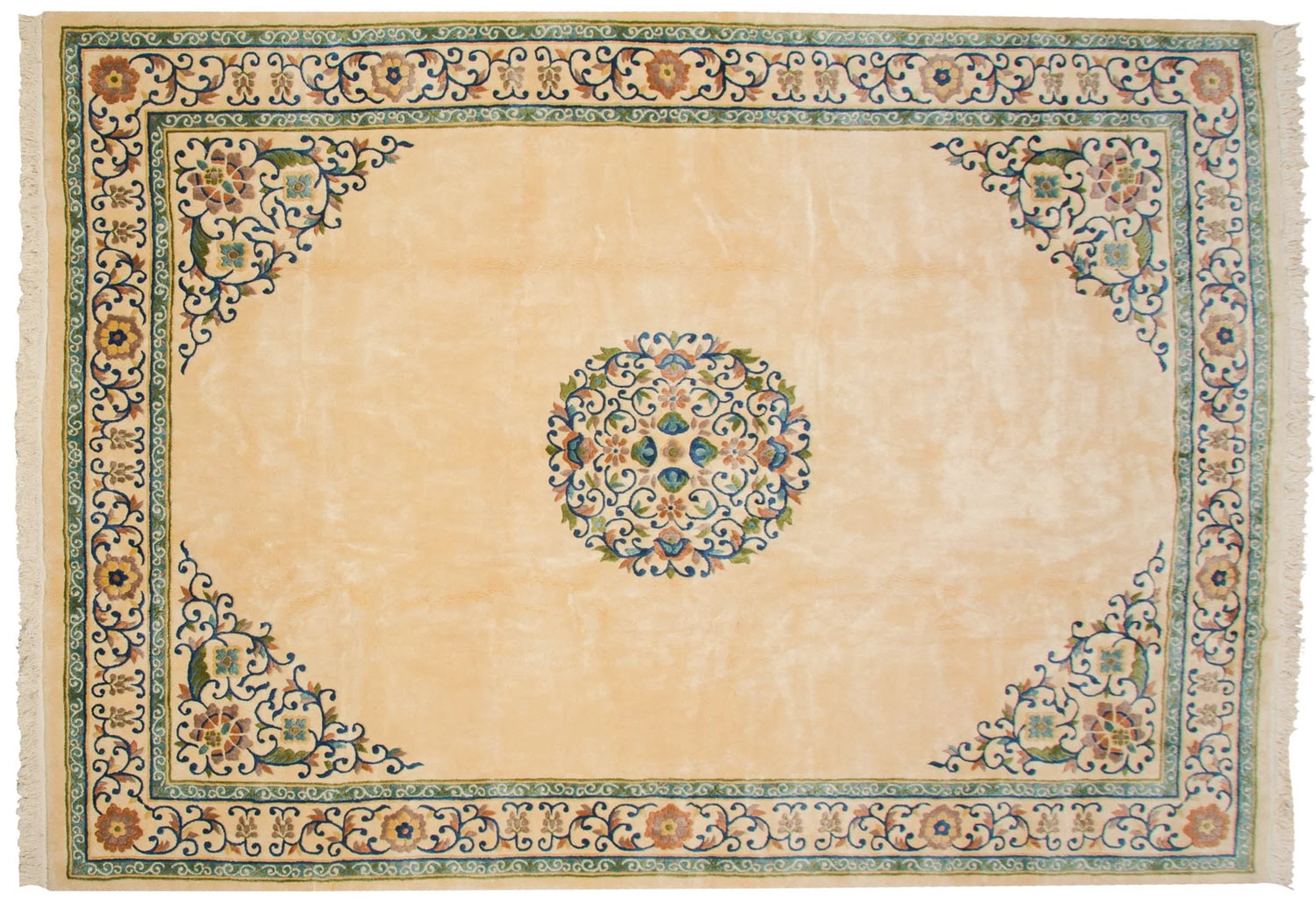 10x14 Vintage Japanese Peking Design Carpet - Image 6