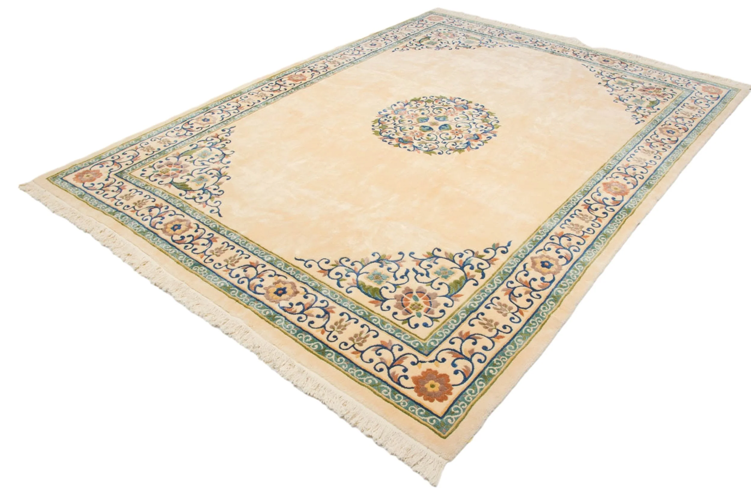10x14 Vintage Japanese Peking Design Carpet - Image 7