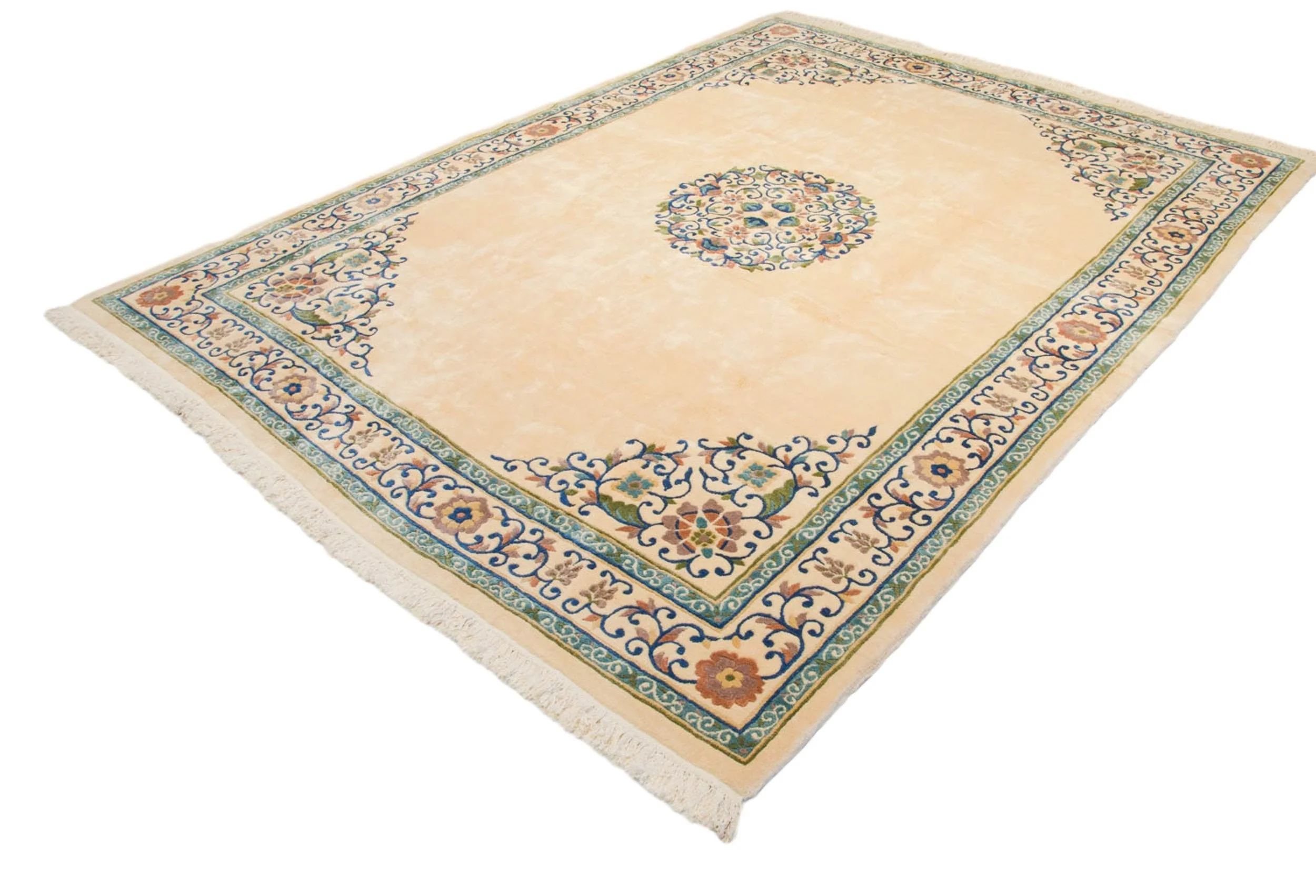 10x14 Vintage Japanese Peking Design Carpet - Image 8