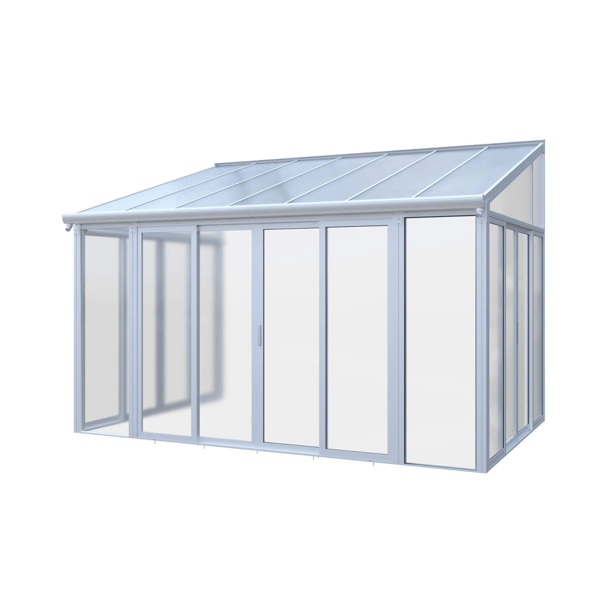 [10X14FT] Heavy-Duty All-Season Aluminum Alloy Patio Sunroom With 3 Lockable Sliding Doors (SAK62713) - Image 7