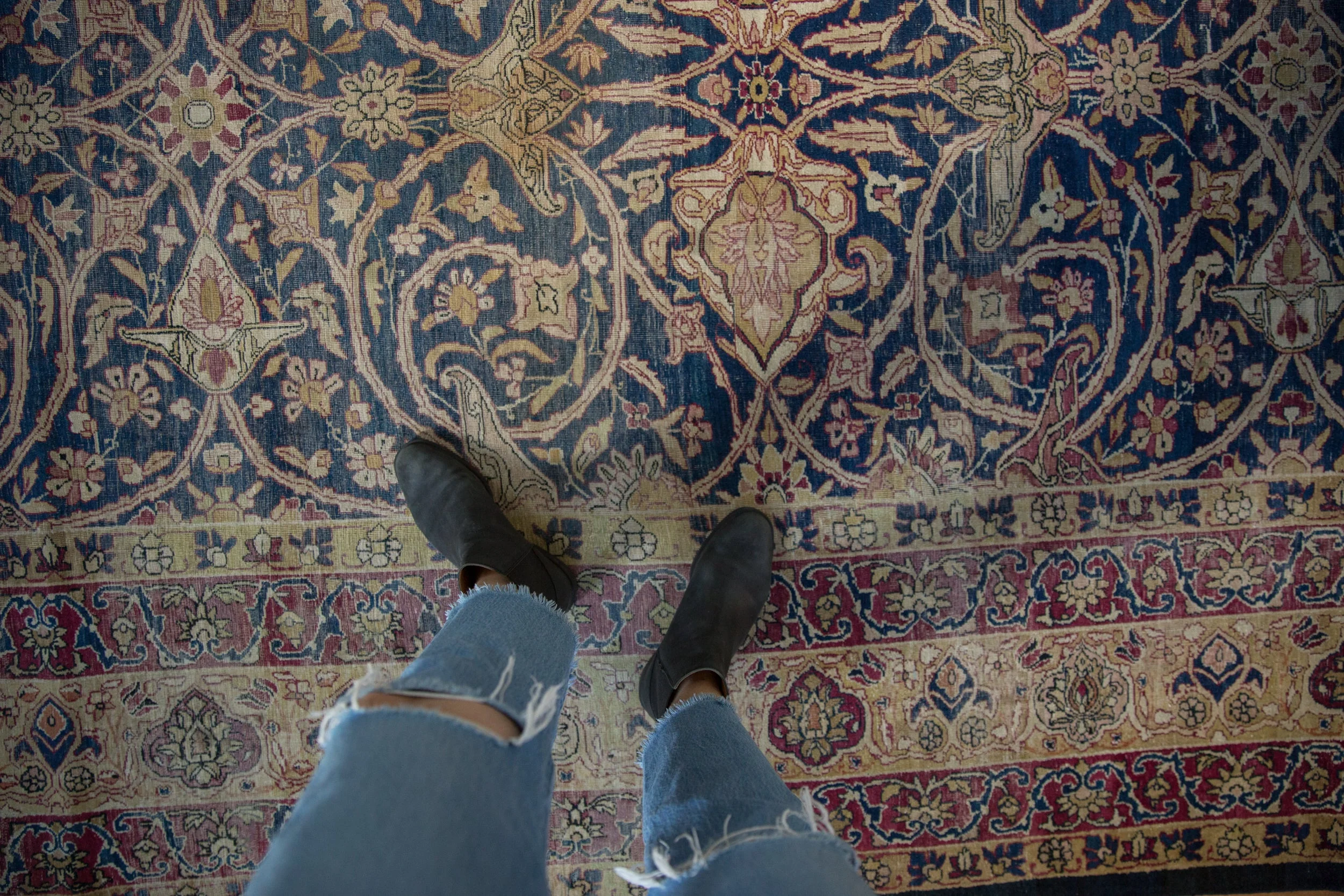 10x15 Antique Kerman Carpet - Image 2