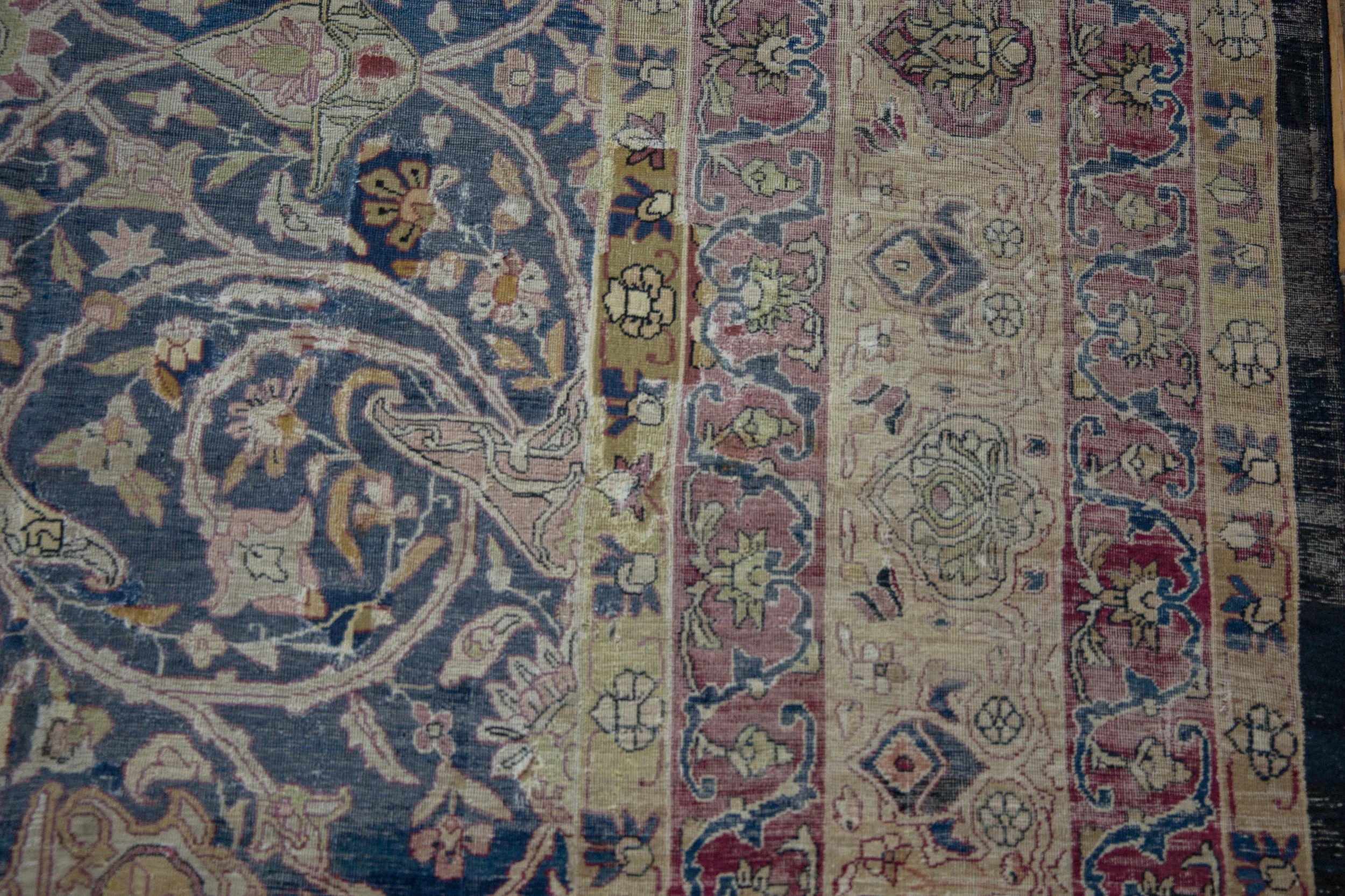 10x15 Antique Kerman Carpet - Image 8