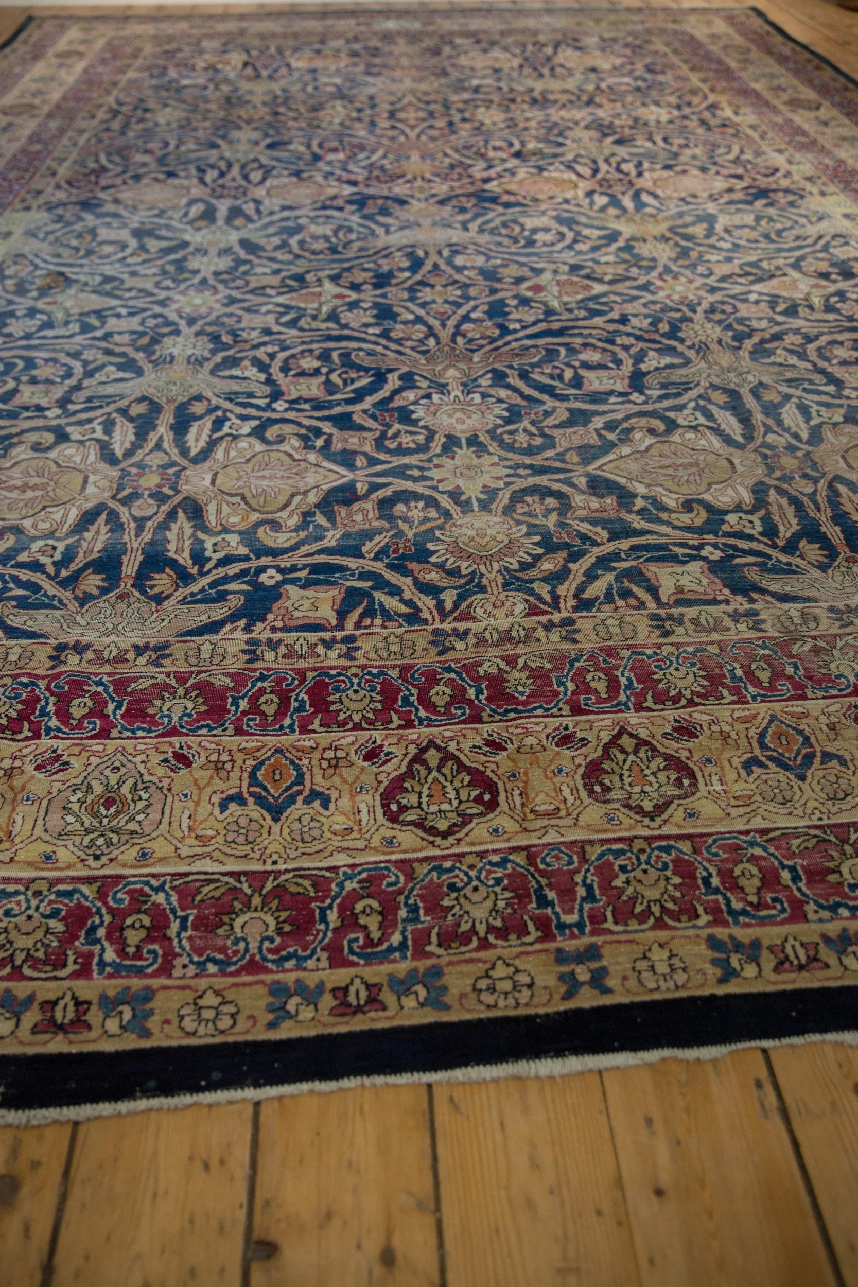 10x15 Antique Kerman Carpet - Image 9