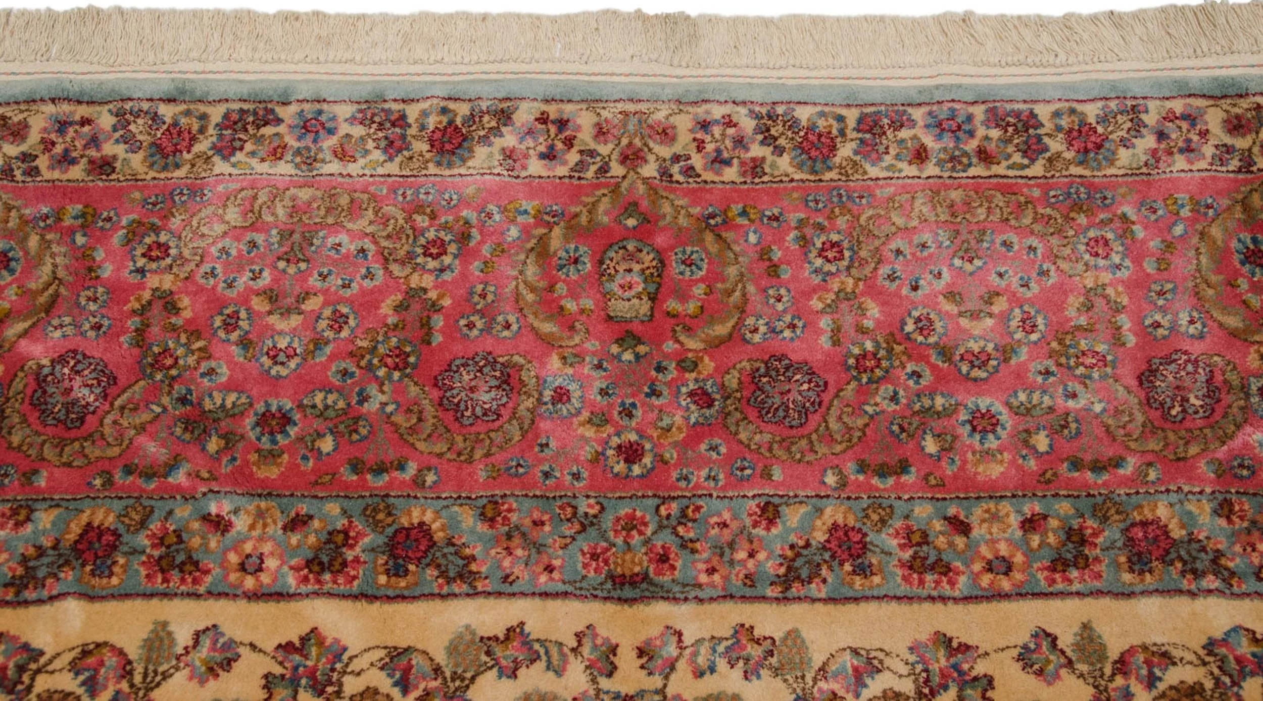 10x16.5 Vintage Fine Kerman Carpet - Image 5