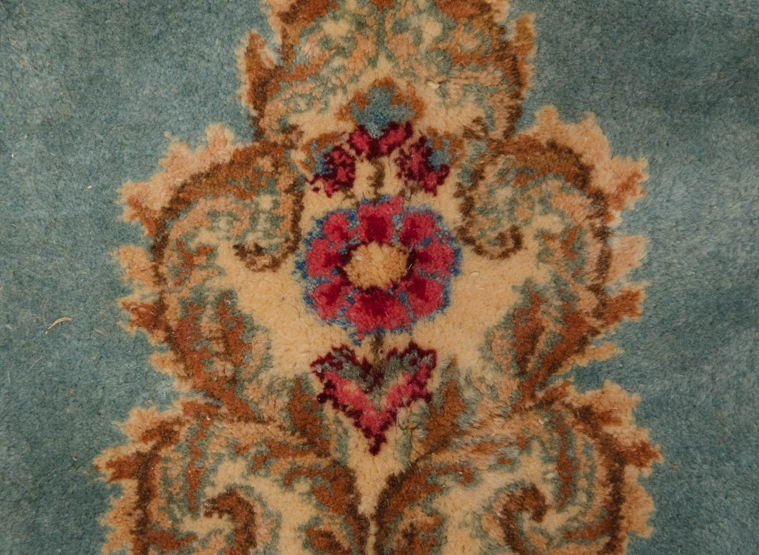10x16.5 Vintage Fine Kerman Carpet - Image 8