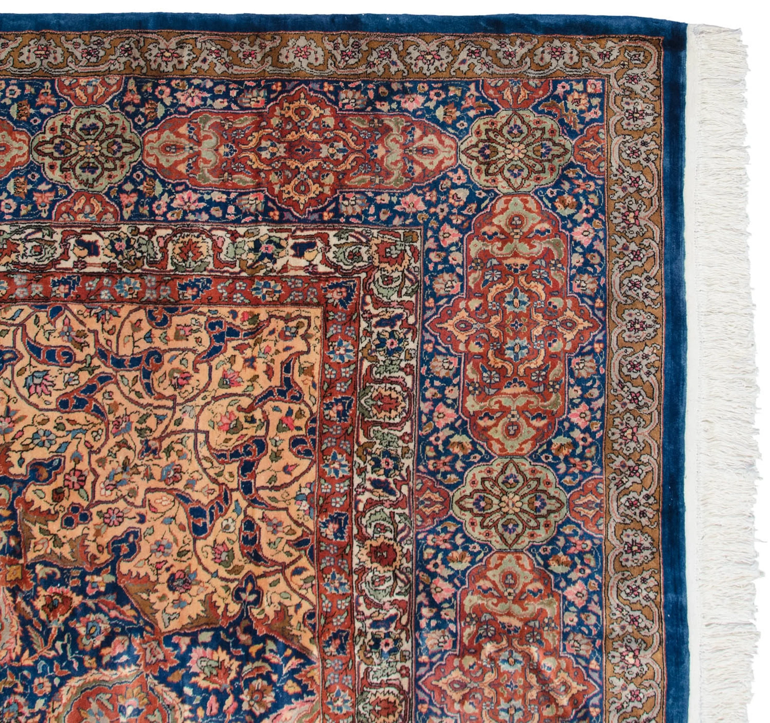 10x16.5 Vintage Fine Pakistani Ardebil Design Carpet - Image 10