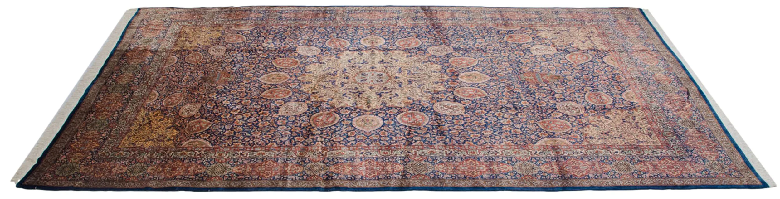 10x16.5 Vintage Fine Pakistani Ardebil Design Carpet - Image 3