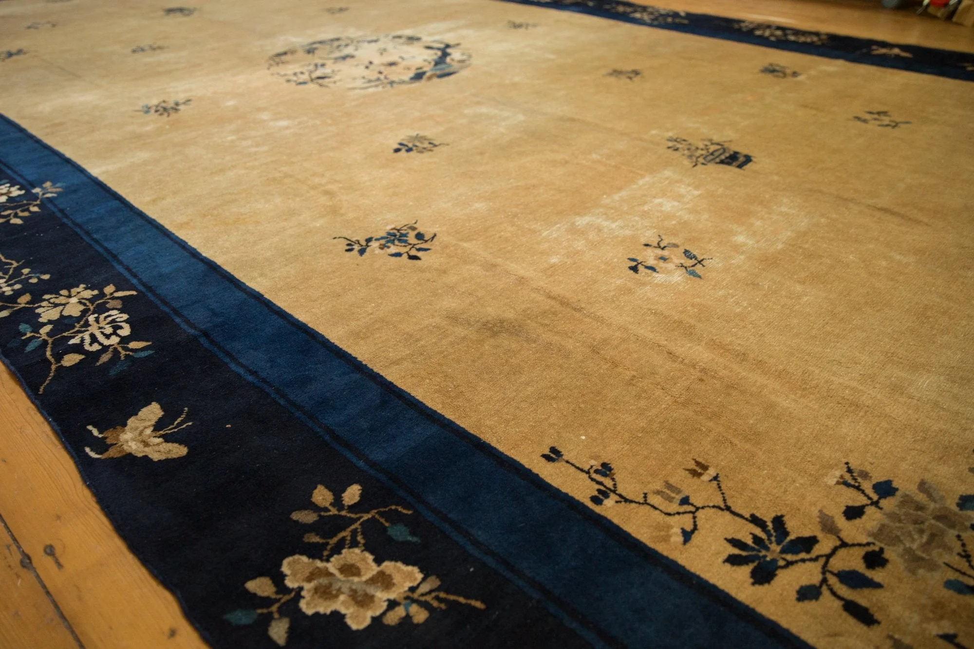 10x17.5 Vintage Peking Carpet - Image 11