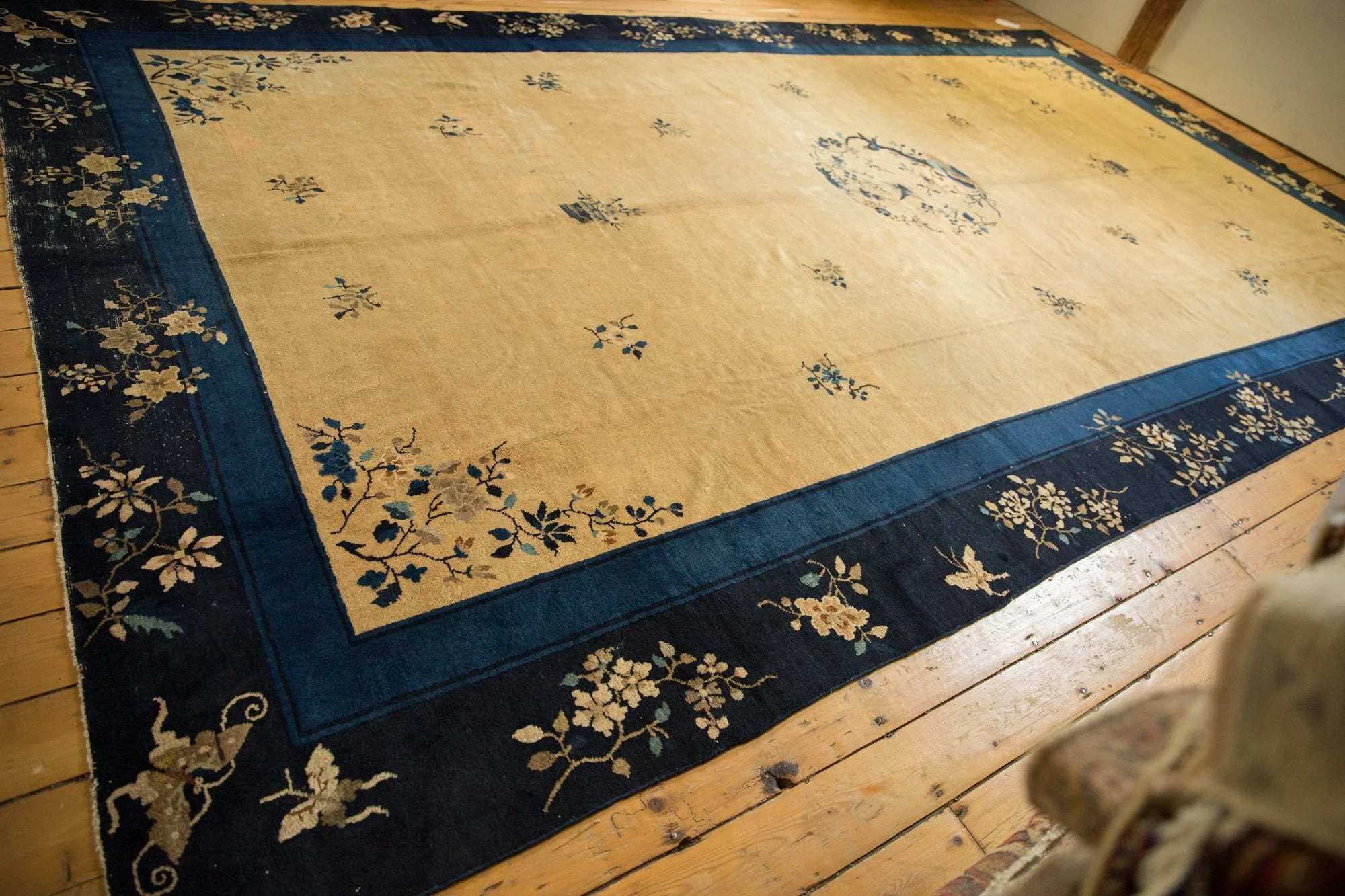 10x17.5 Vintage Peking Carpet - Image 8