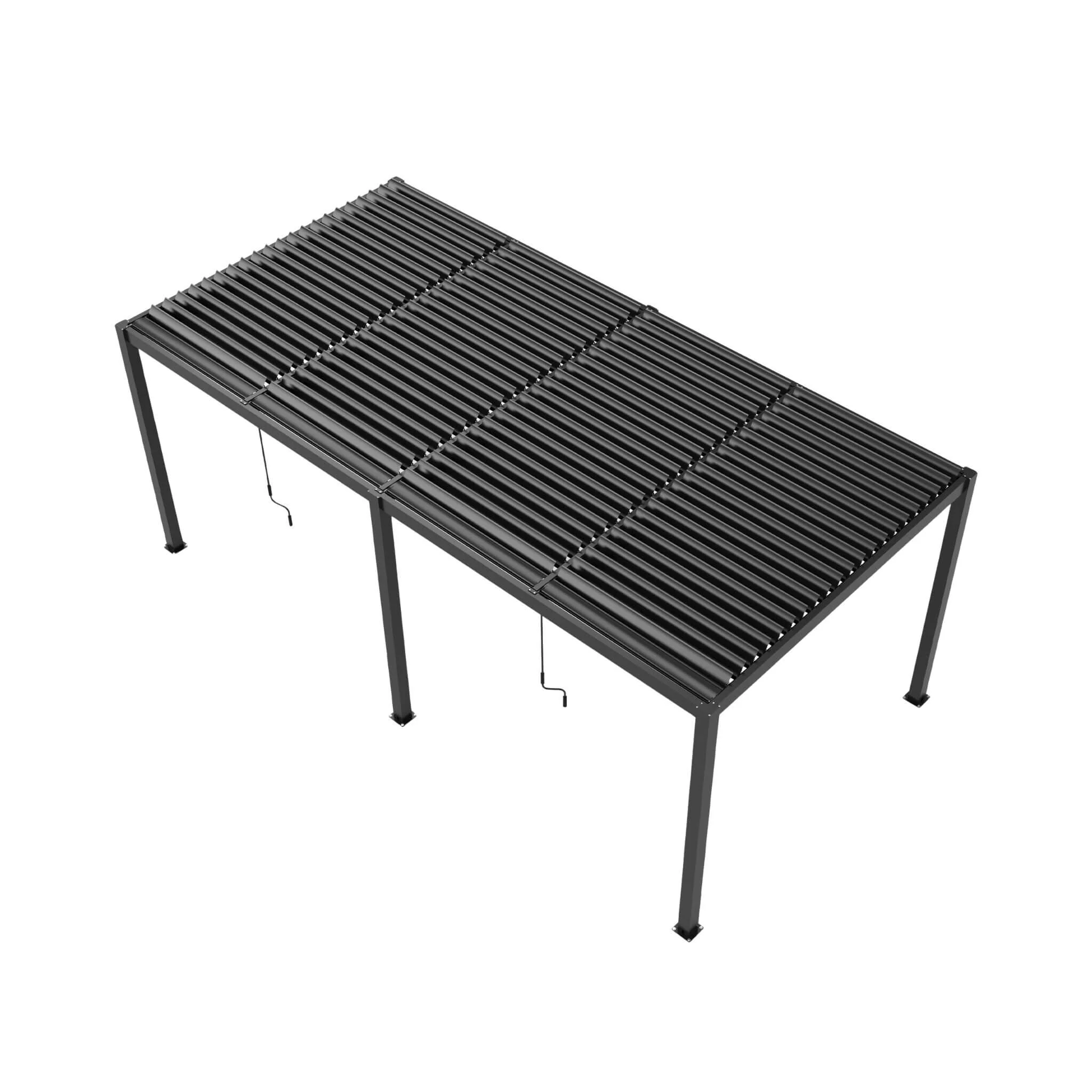 [10X19FT] Alora Premium Powder-Coated Aluminum Pergola With Adjustable Louvers (SAK78345) - Image 4