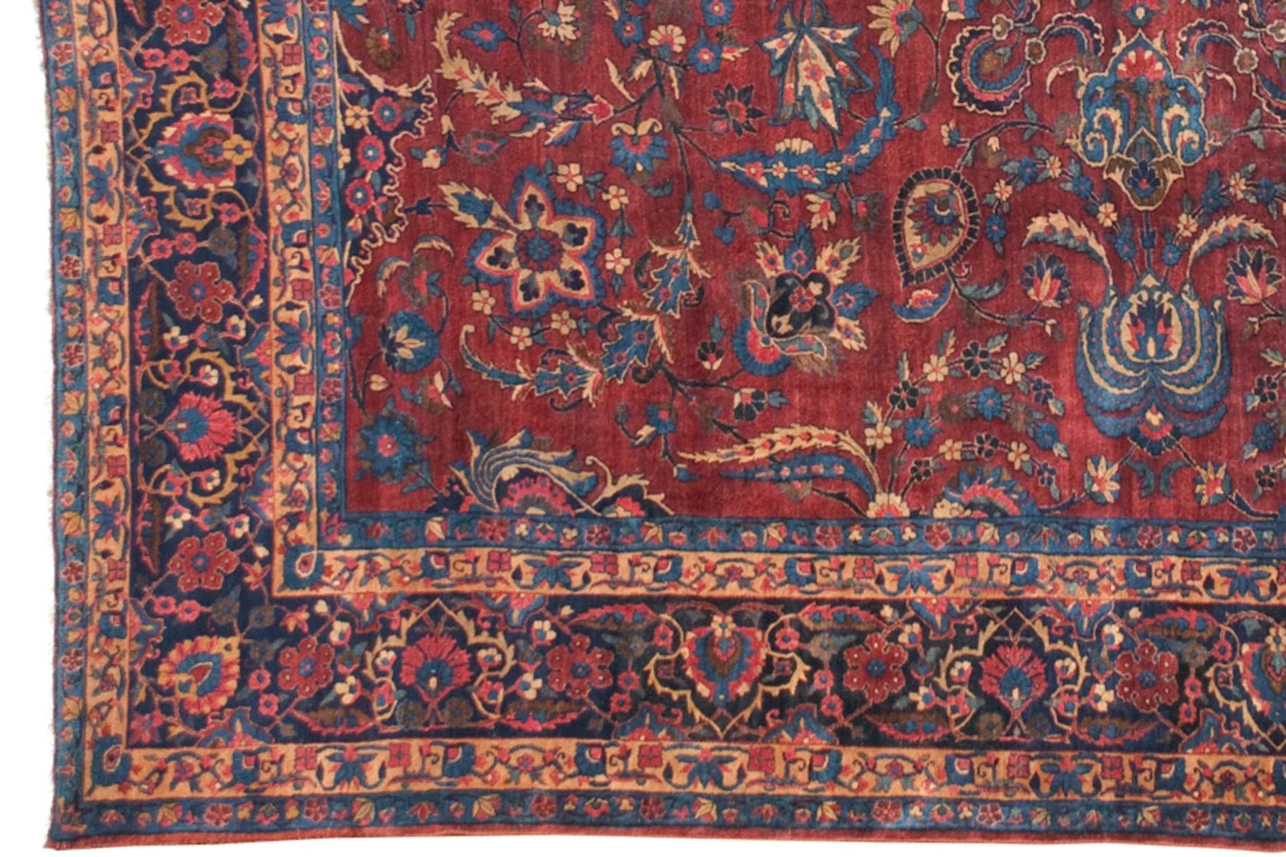 11.5x13.5 Vintage Laristan Carpet - Image 2