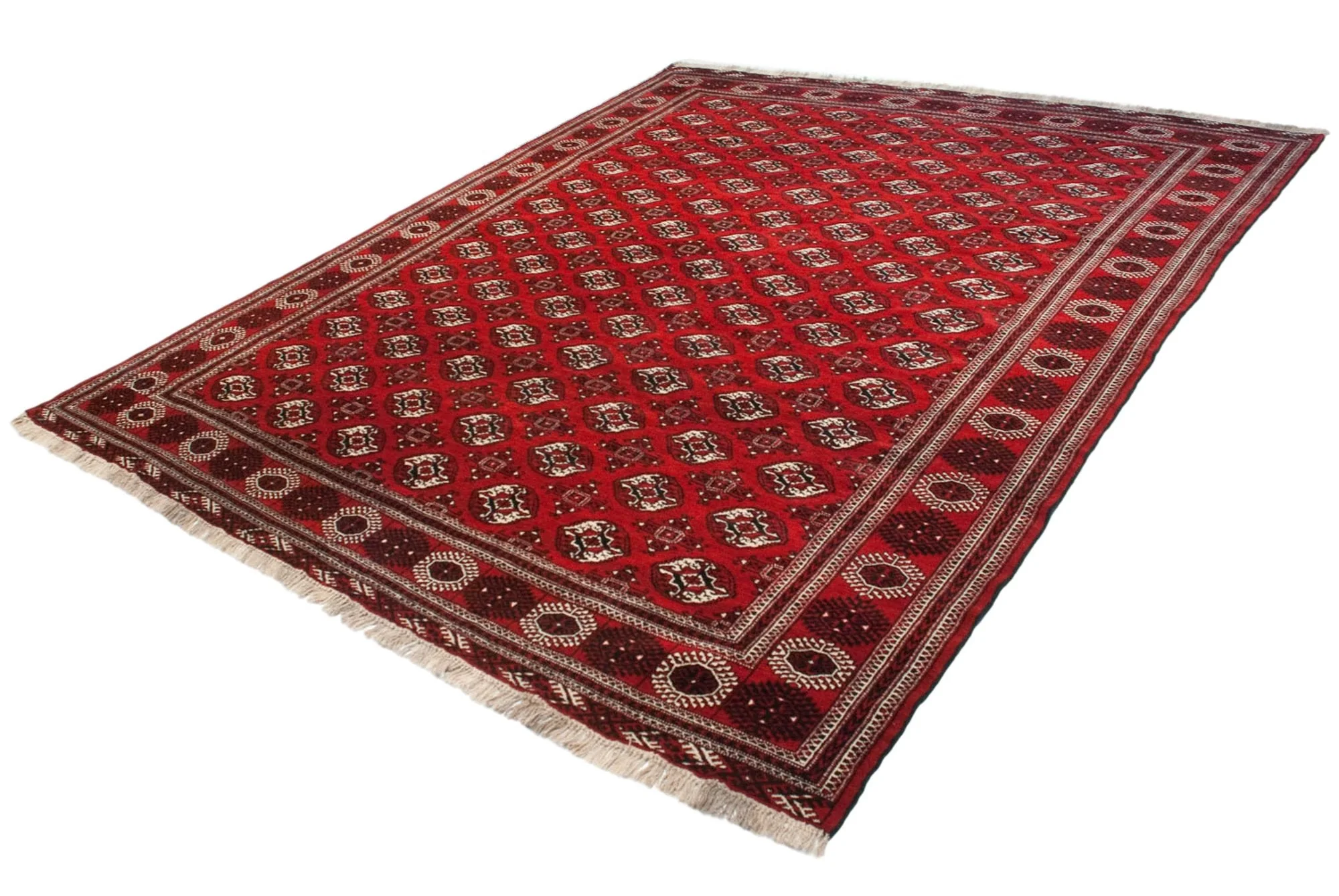 11.5x14 Vintage Bokhara Design Carpet - Image 2