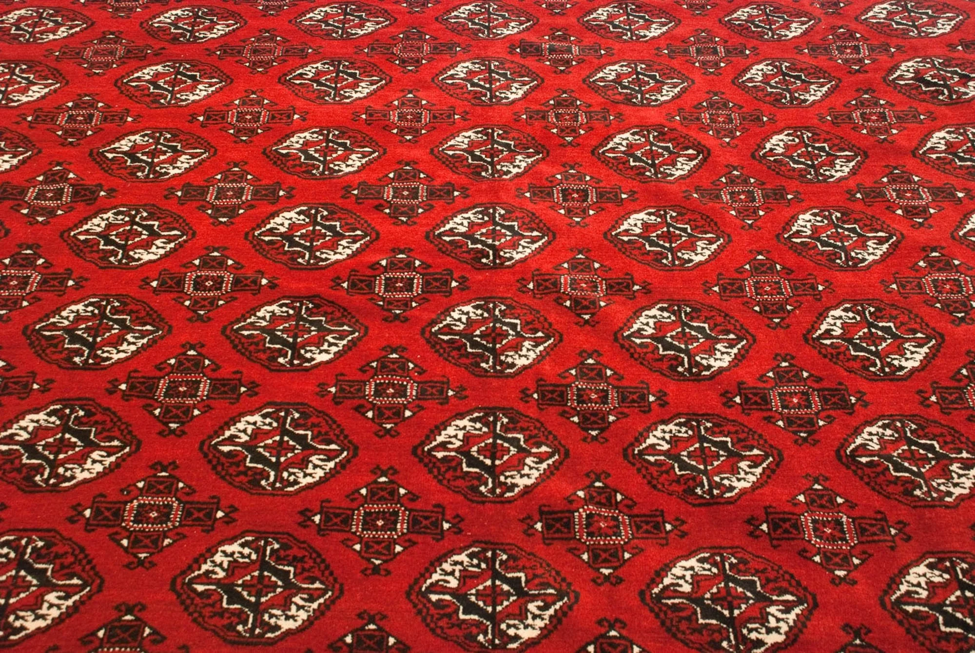 11.5x14 Vintage Bokhara Design Carpet - Image 3