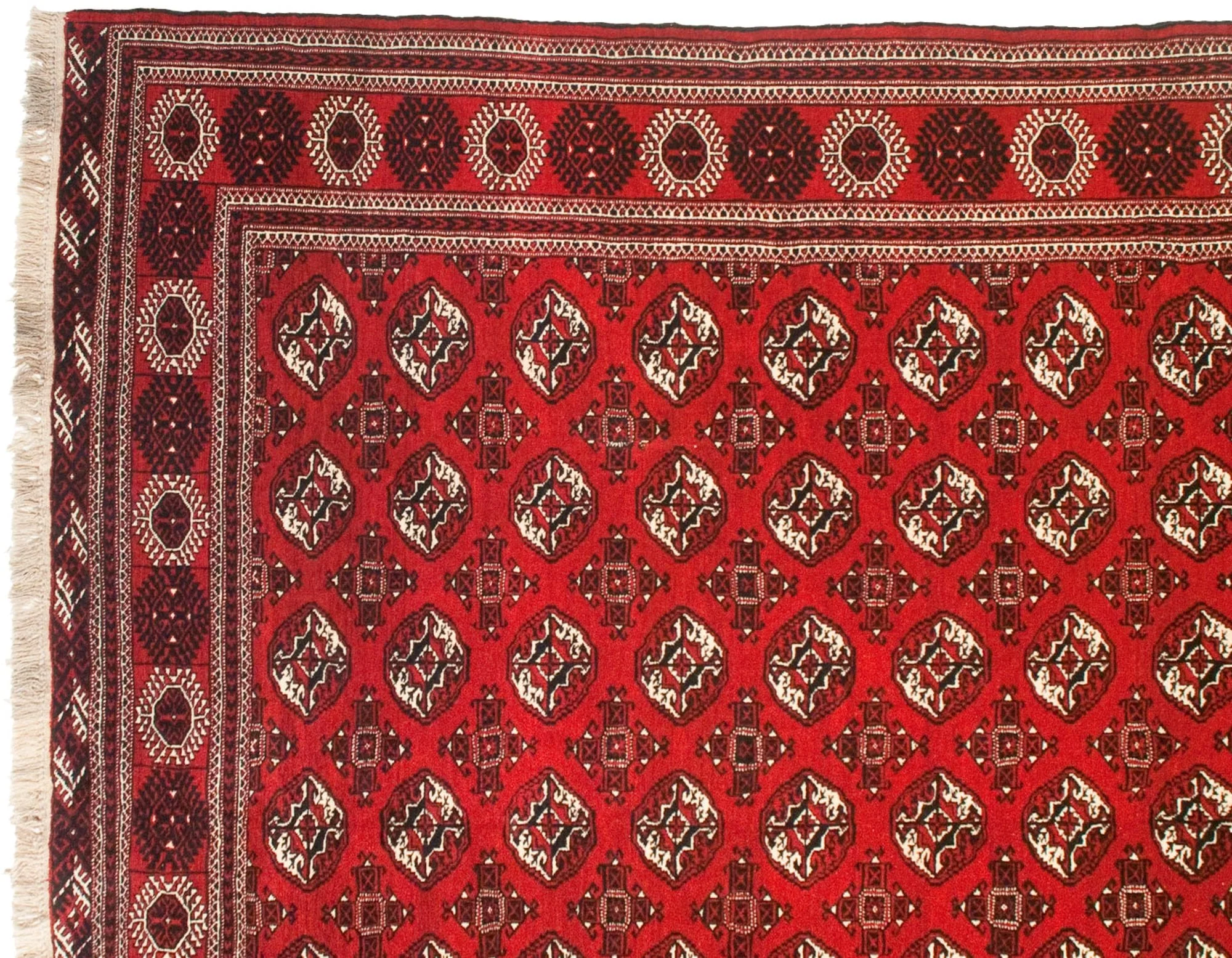 11.5x14 Vintage Bokhara Design Carpet - Image 4