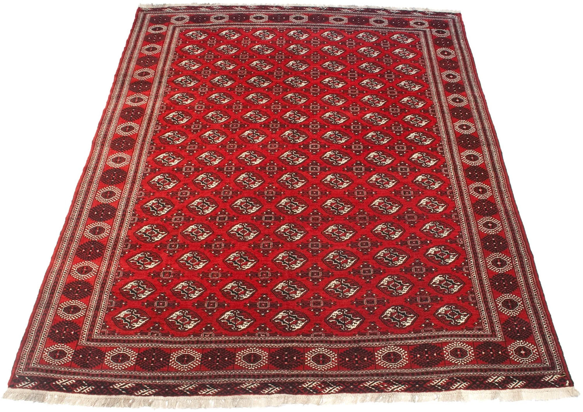 11.5x14 Vintage Bokhara Design Carpet - Image 5