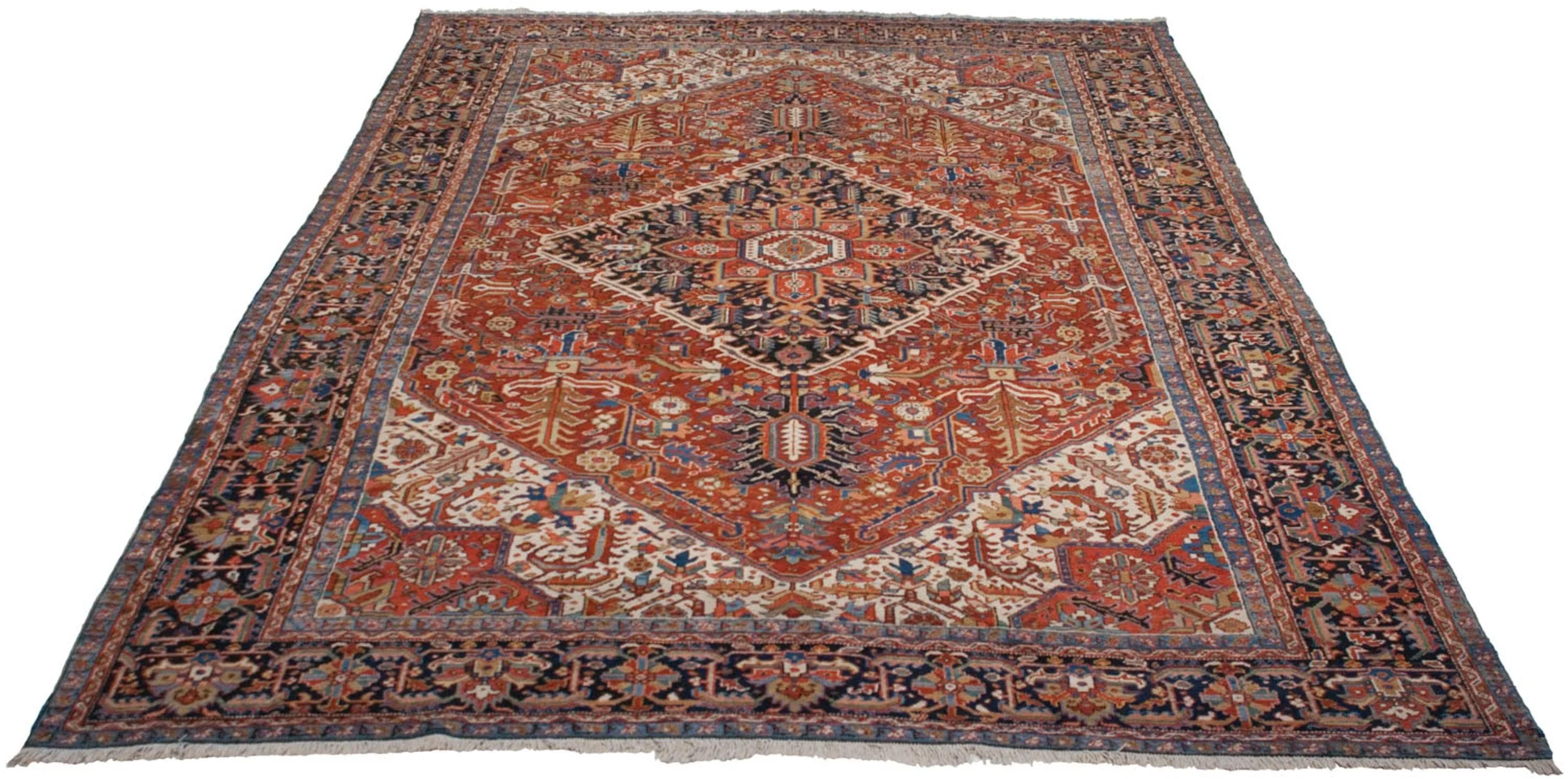 11.5x15.5 Vintage Bakshaish Carpet - Image 2