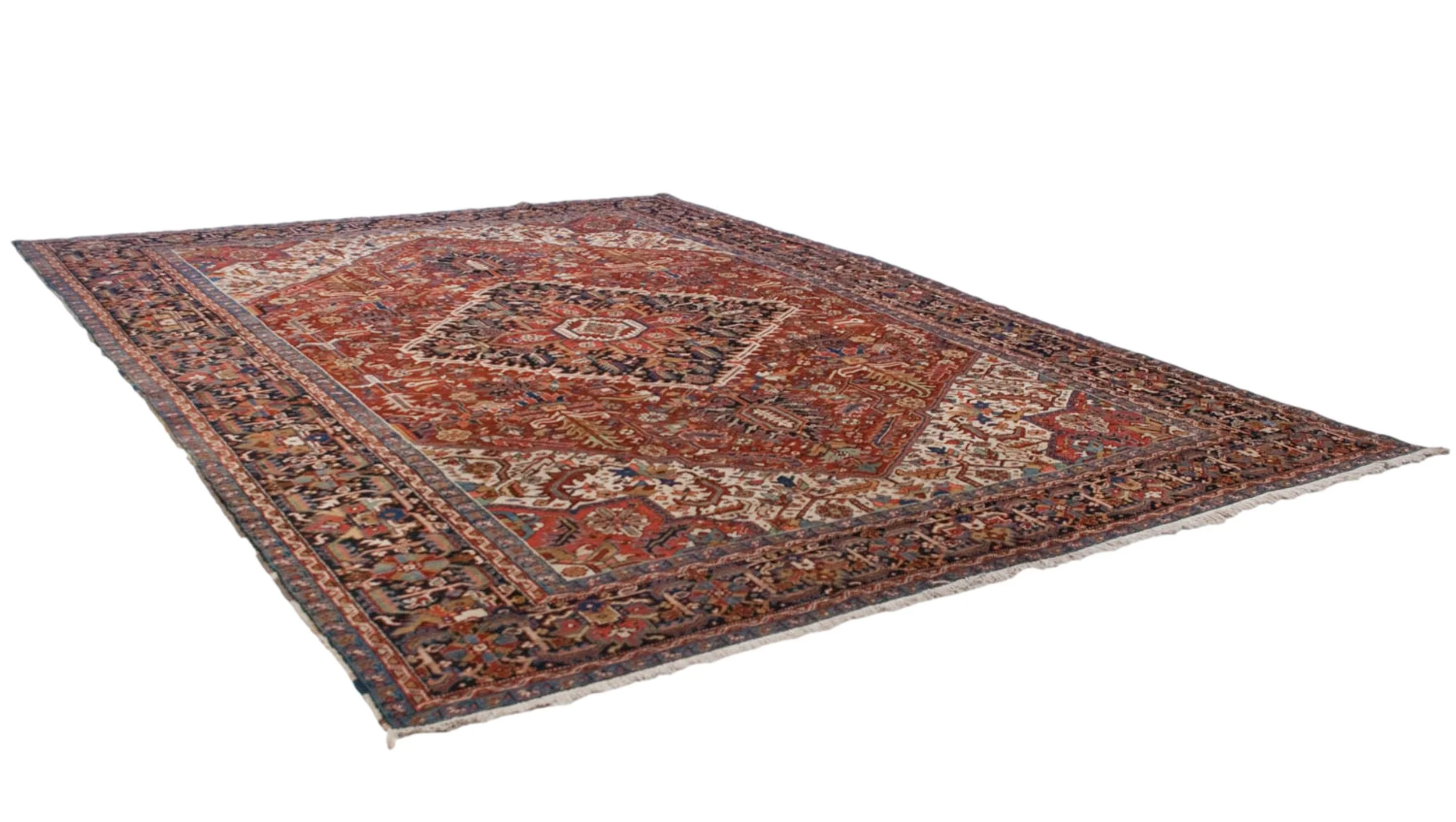 11.5x15.5 Vintage Bakshaish Carpet - Image 3