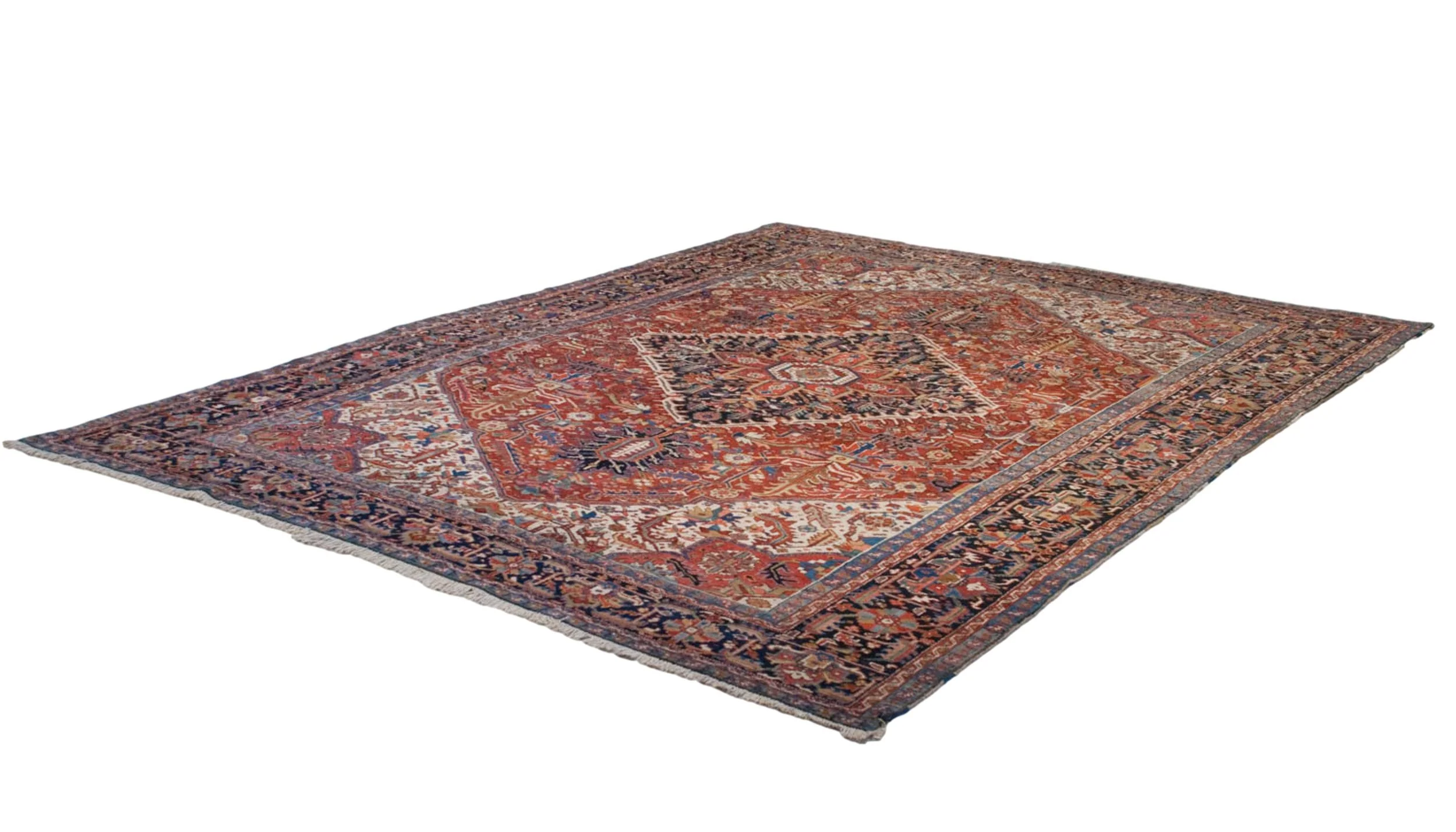 11.5x15.5 Vintage Bakshaish Carpet - Image 4