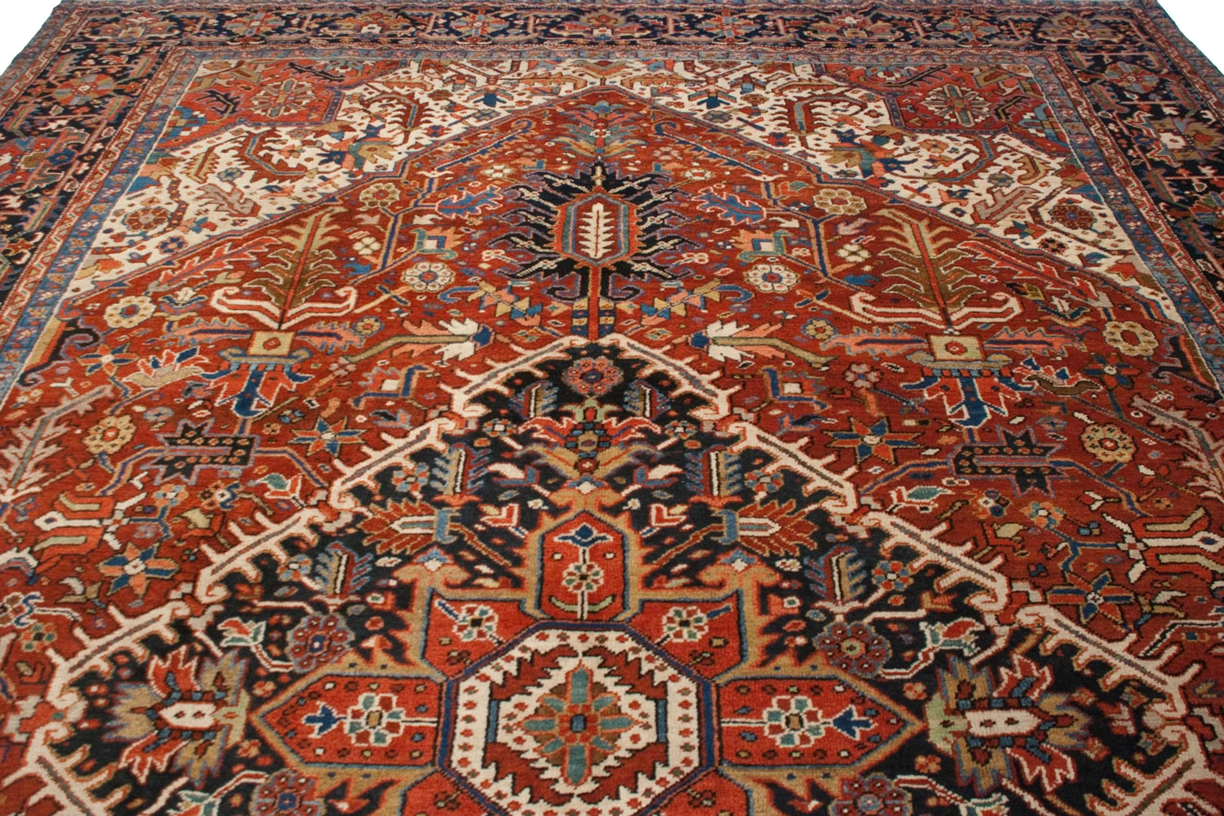 11.5x15.5 Vintage Bakshaish Carpet - Image 5