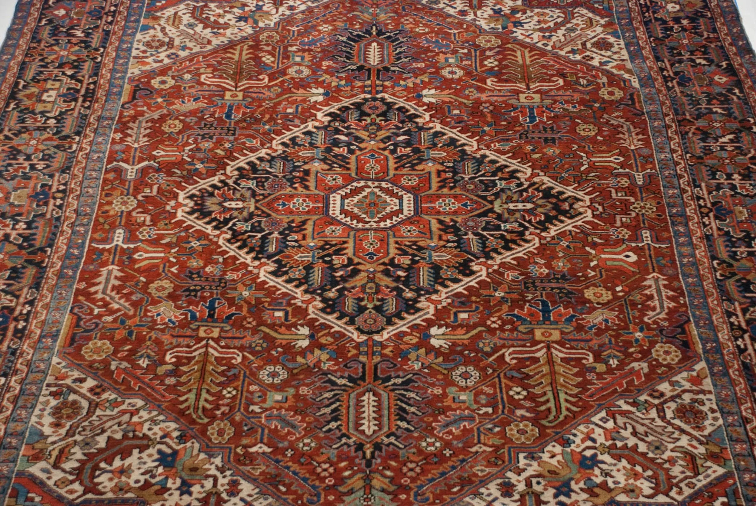 11.5x15.5 Vintage Bakshaish Carpet - Image 8