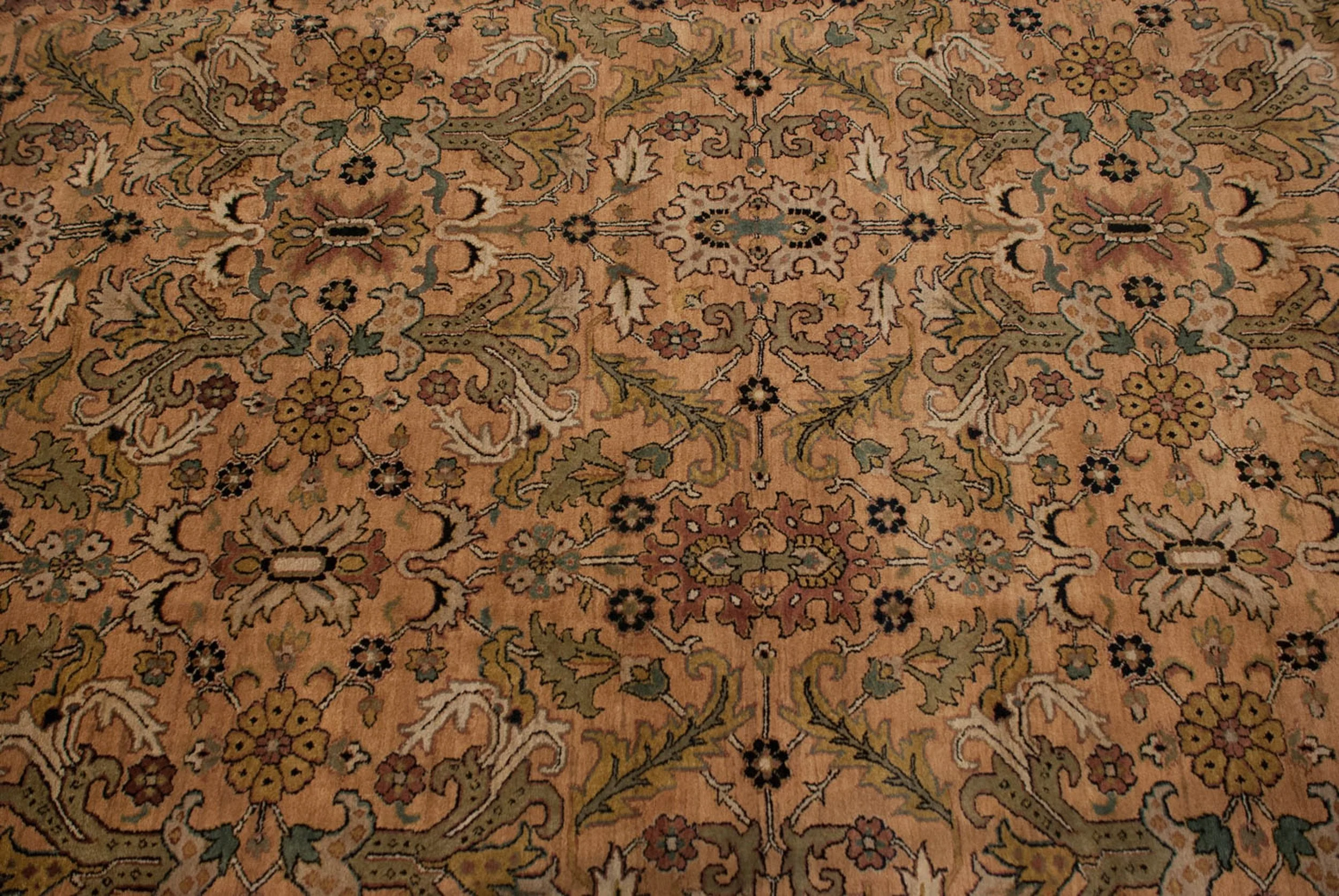 11.5x15 New Indian Heriz Design Carpet - Image 4