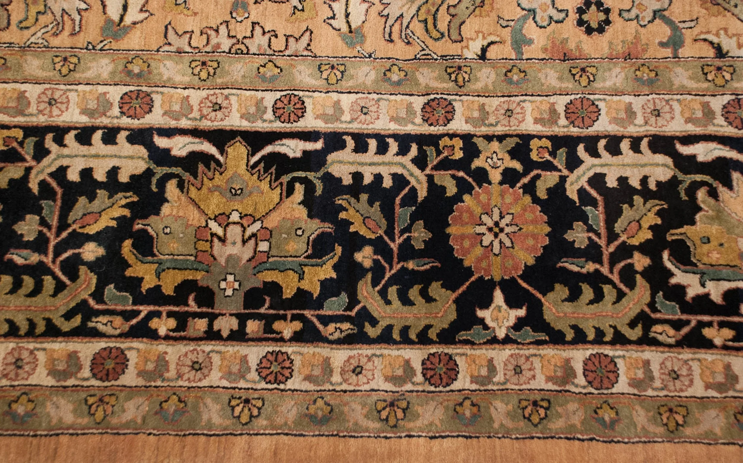 11.5x15 New Indian Heriz Design Carpet - Image 5