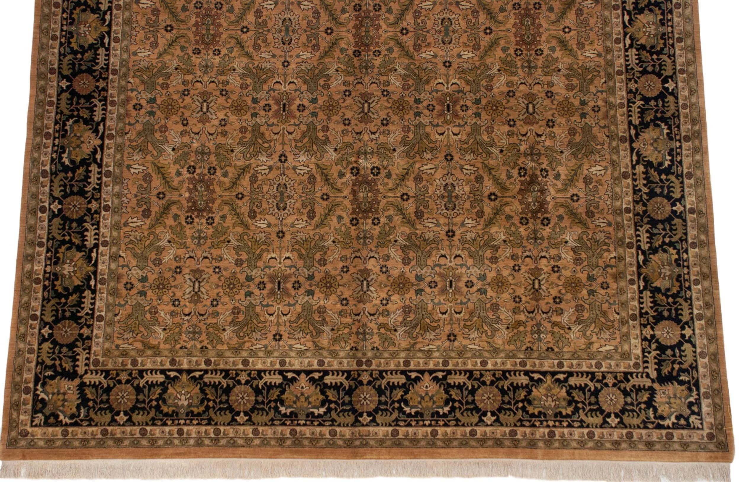 11.5x15 New Indian Heriz Design Carpet - Image 6
