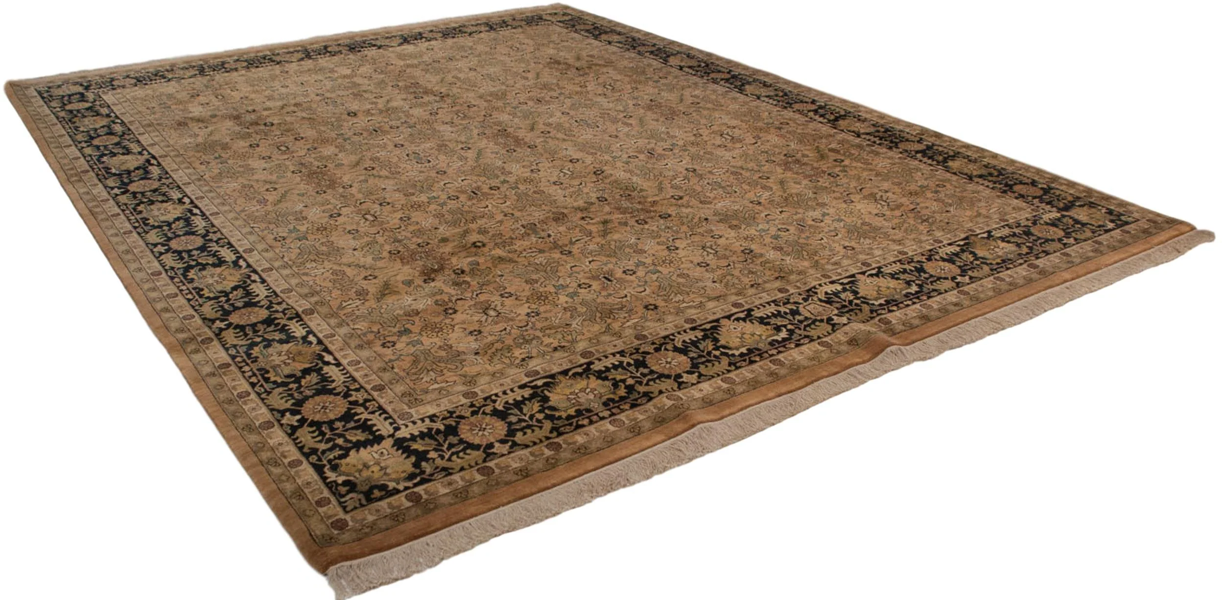 11.5x15 New Indian Heriz Design Carpet - Image 7