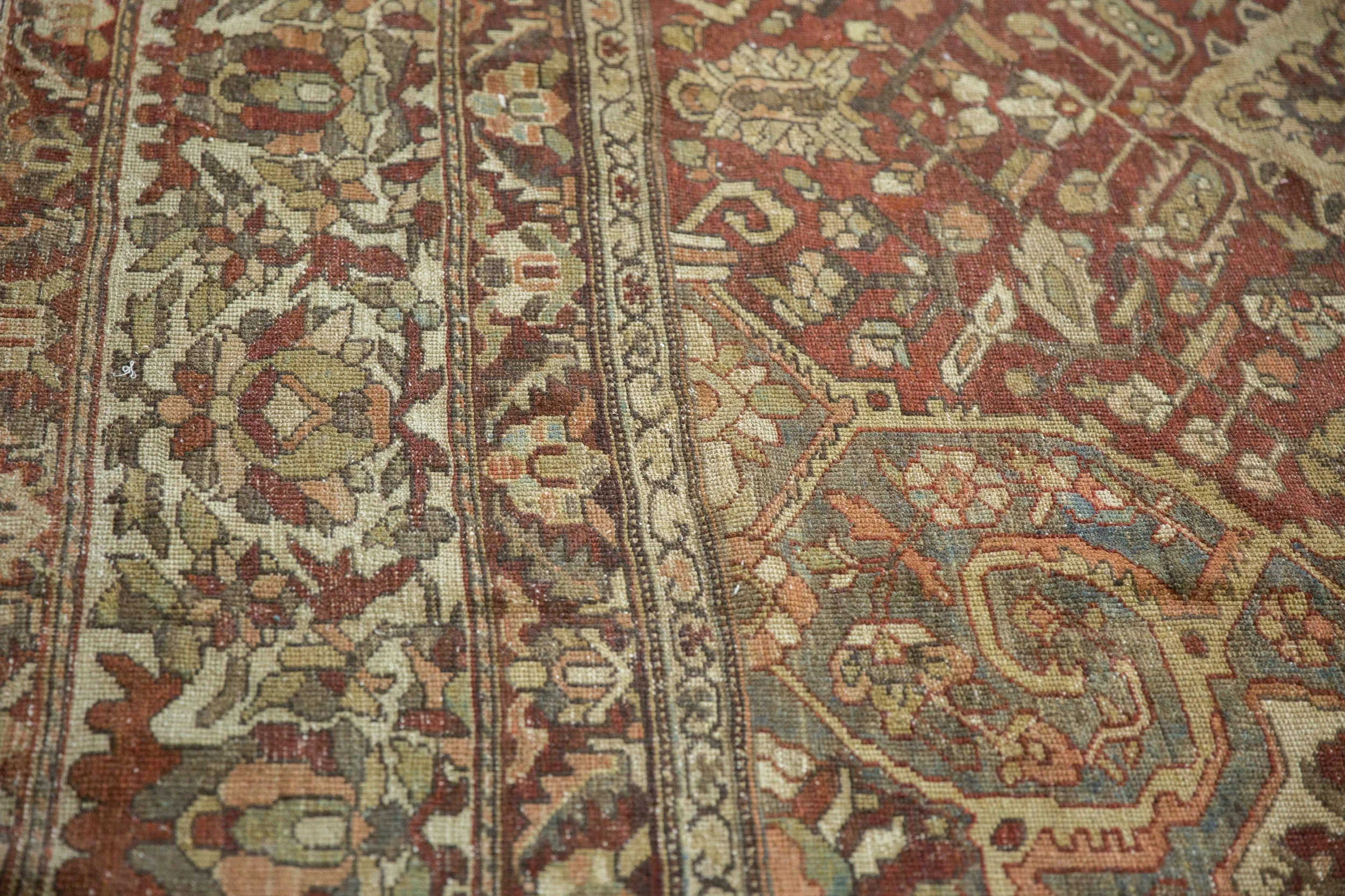 11.5x15 Vintage Distressed Baktiari Carpet - Image 13