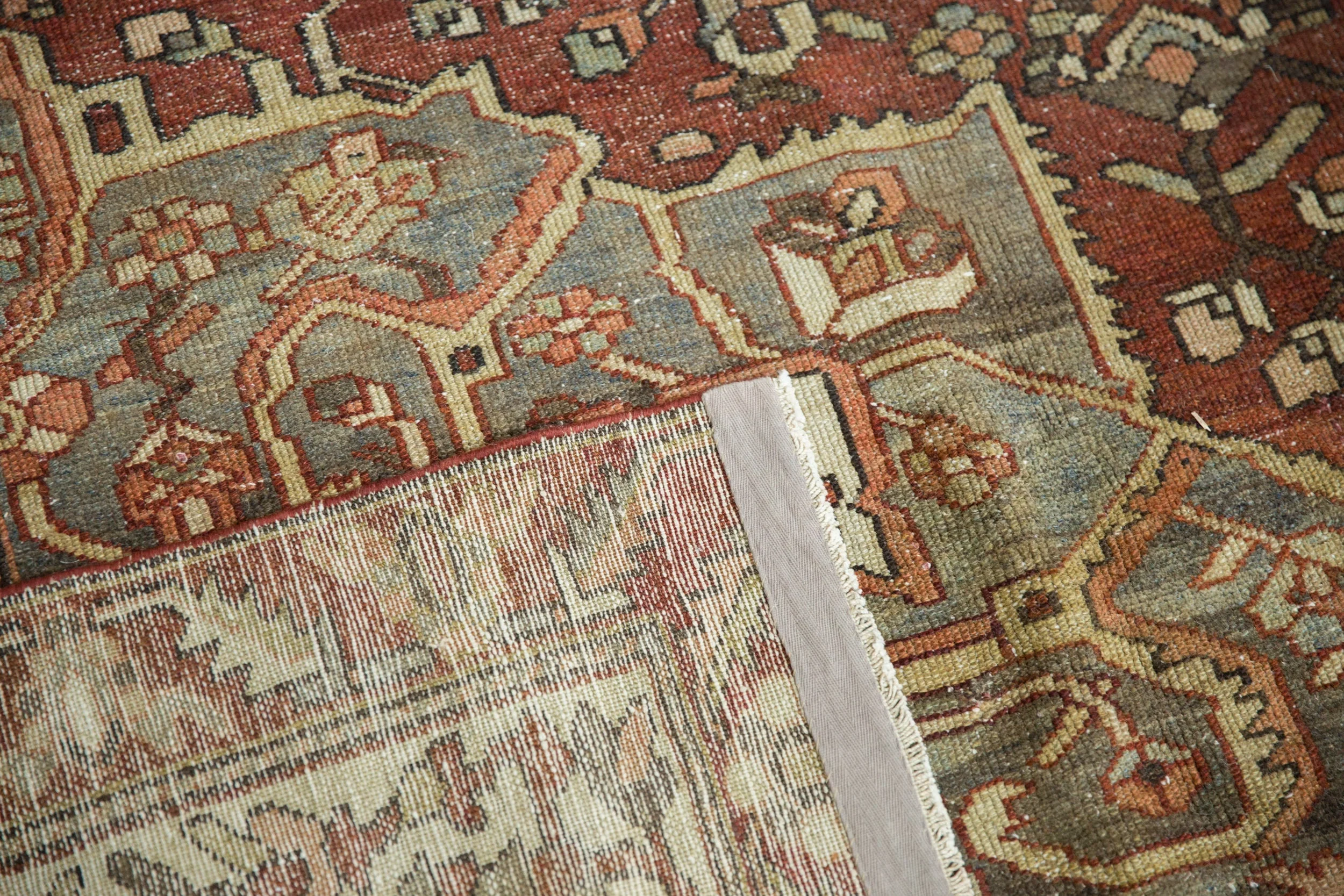 11.5x15 Vintage Distressed Baktiari Carpet - Image 15