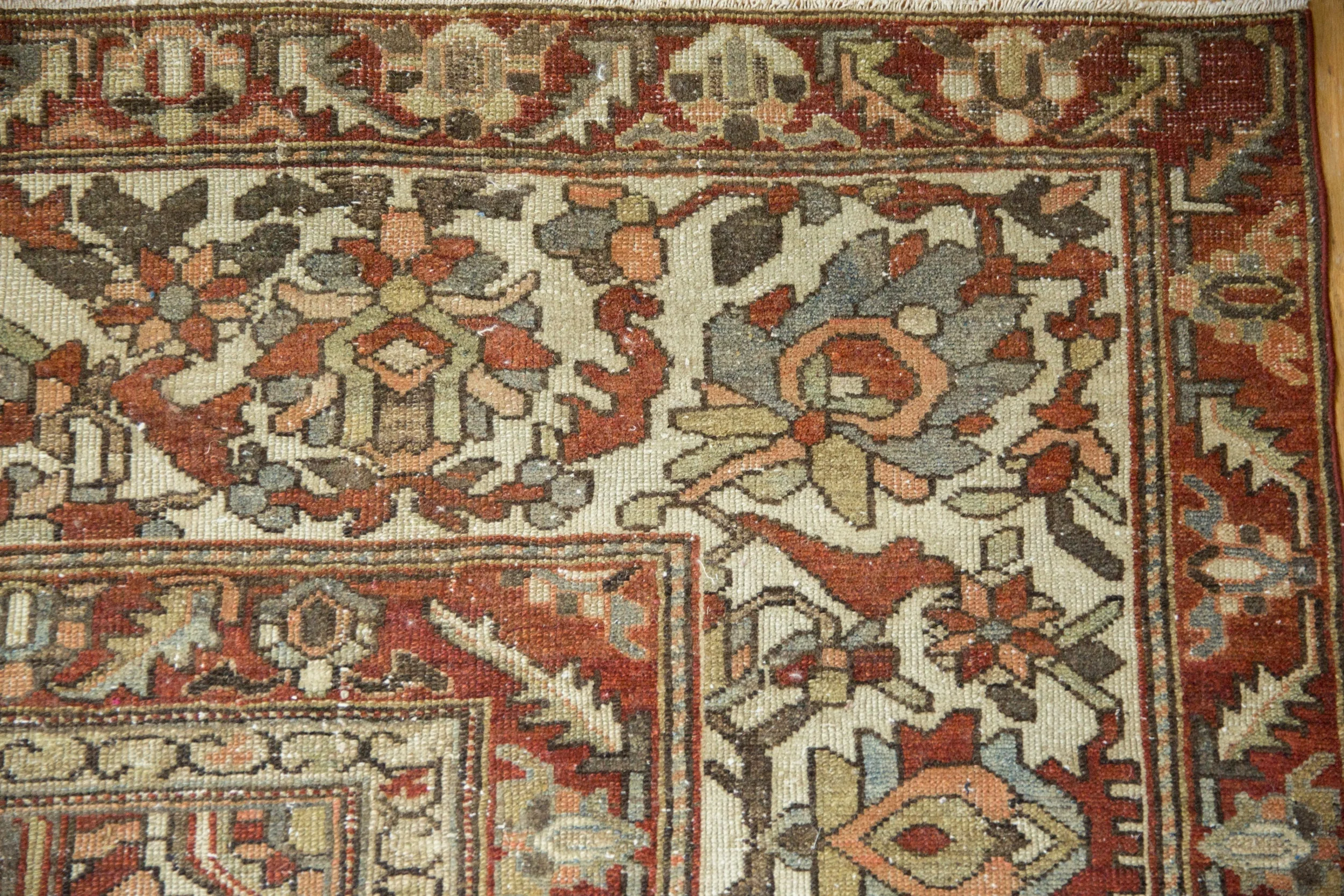11.5x15 Vintage Distressed Baktiari Carpet - Image 3