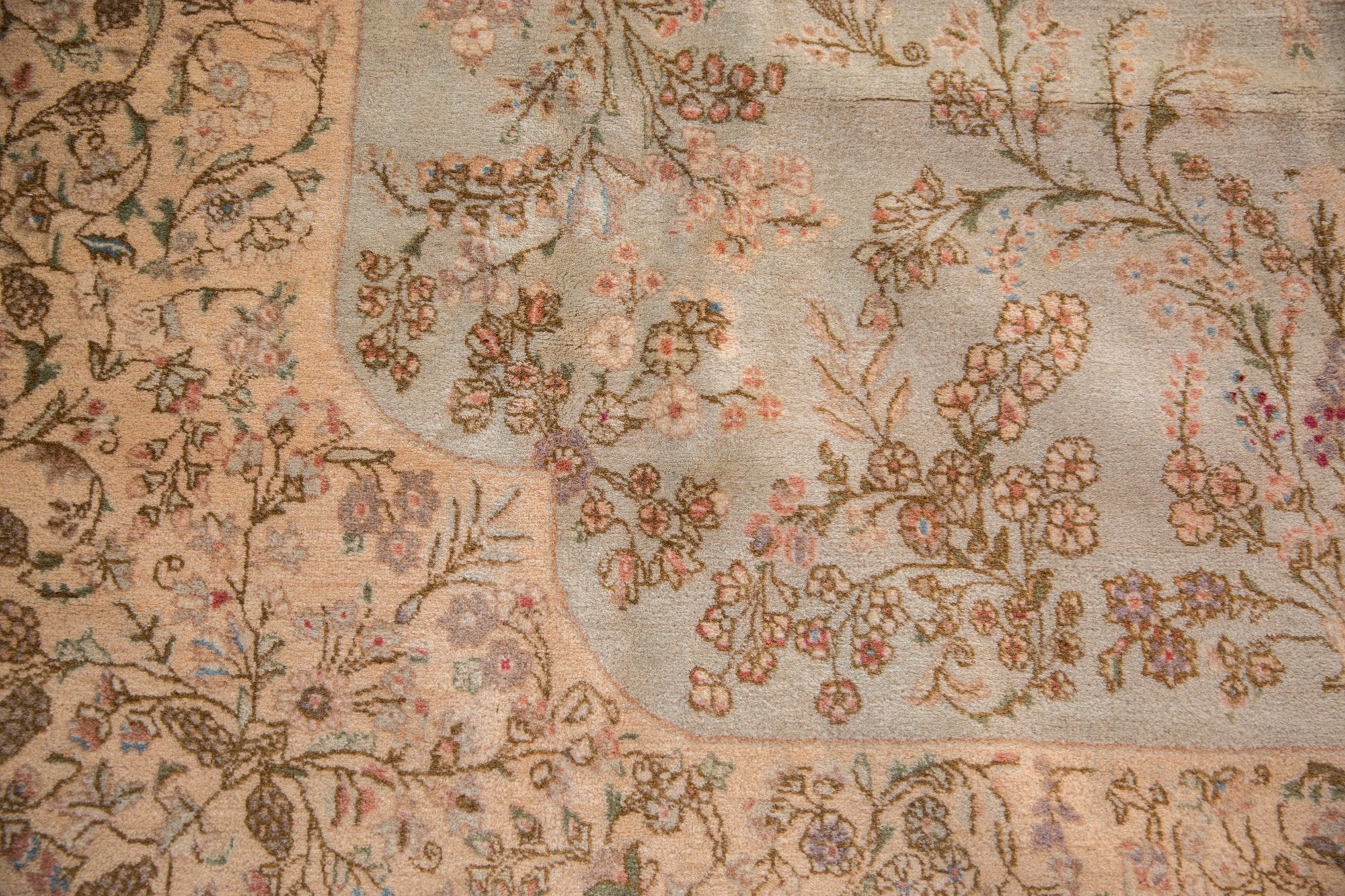 11.5x15 Vintage Tabriz Carpet - Image 5