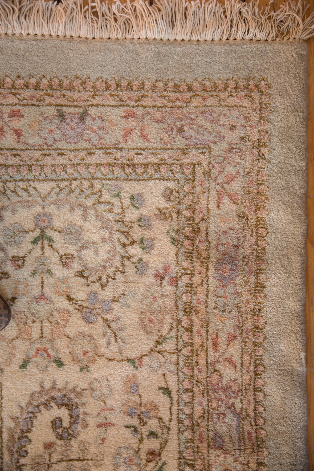 11.5x15 Vintage Tabriz Carpet - Image 6