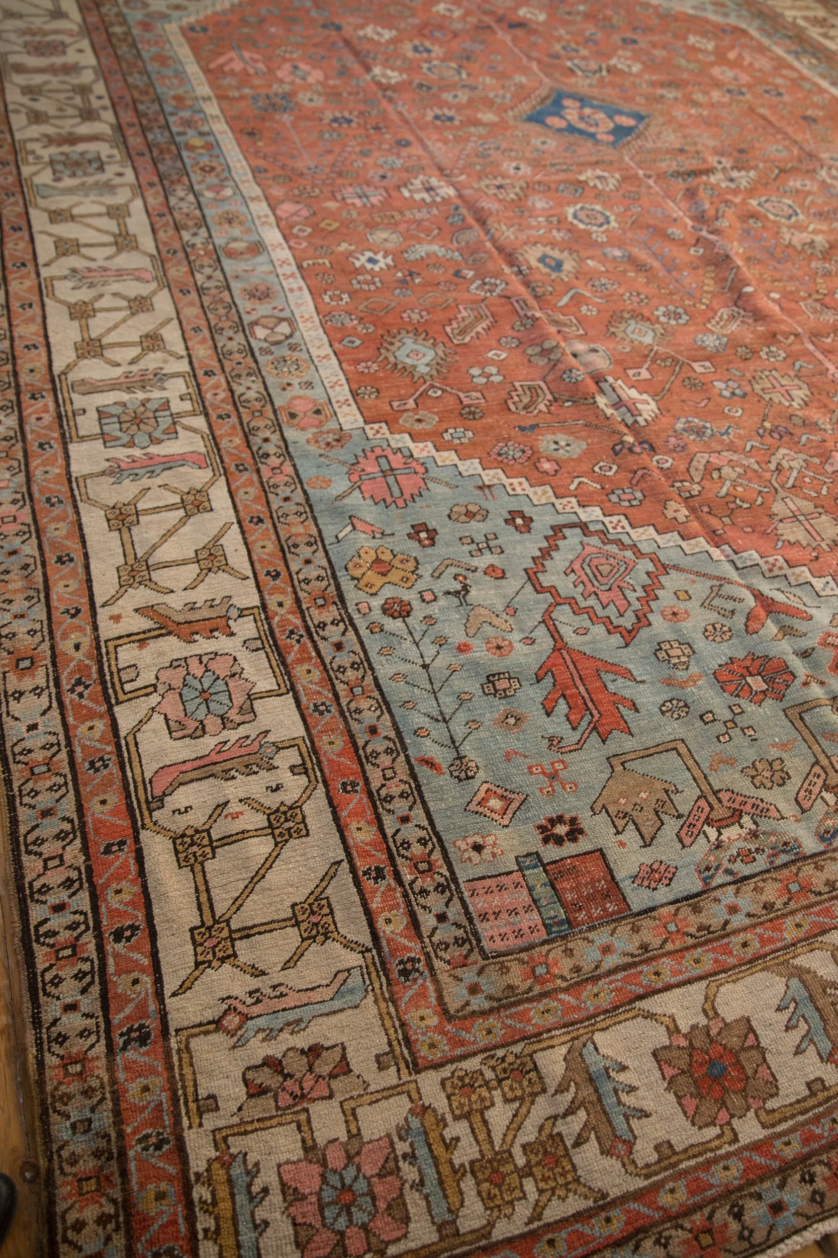 11.5x16.5 Antique Bakshaish Carpet - Image 10
