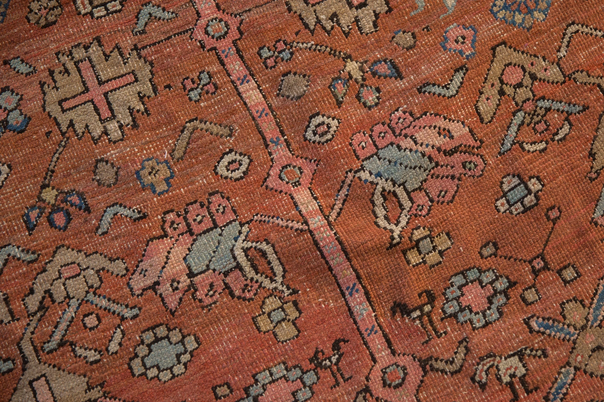 11.5x16.5 Antique Bakshaish Carpet - Image 11