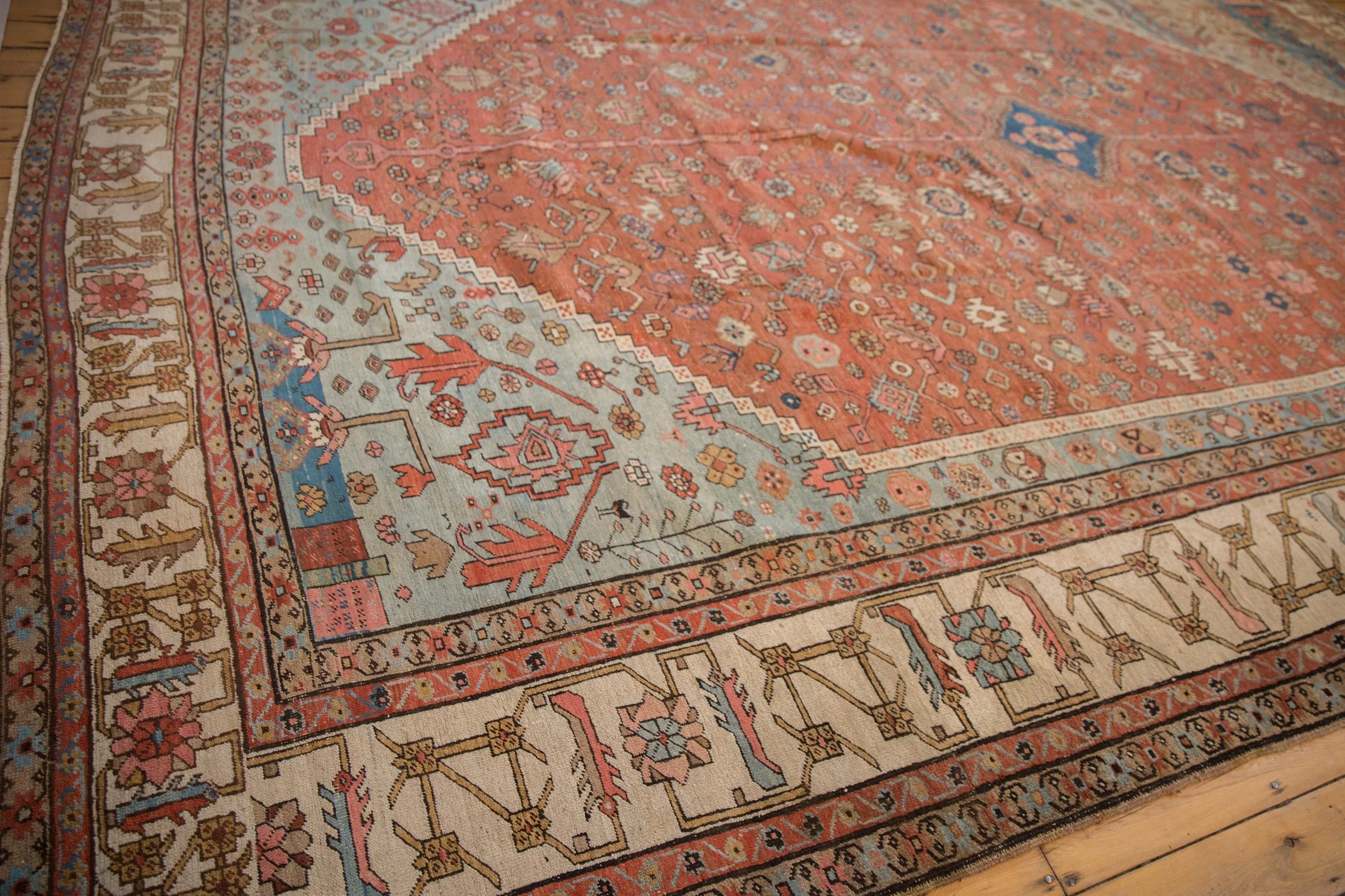 11.5x16.5 Antique Bakshaish Carpet - Image 12