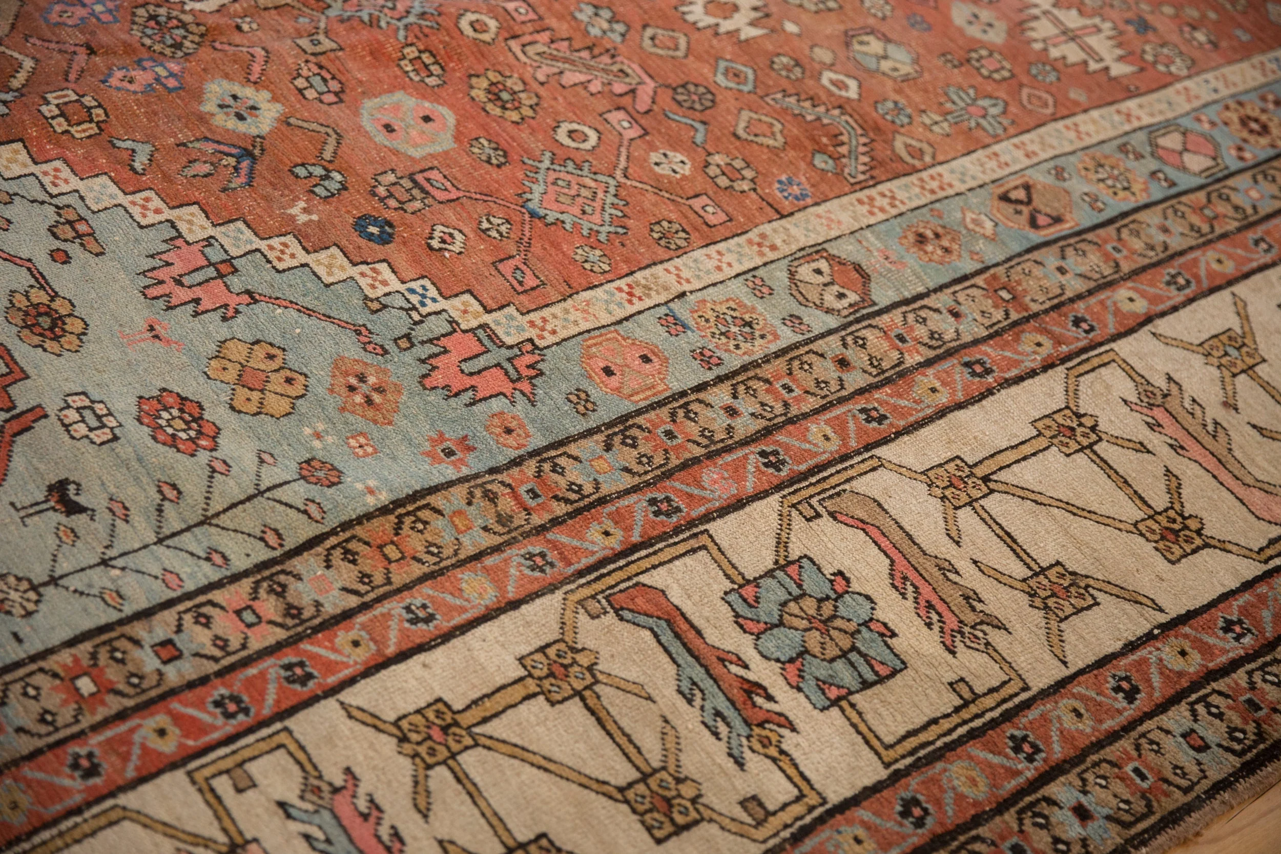 11.5x16.5 Antique Bakshaish Carpet - Image 13