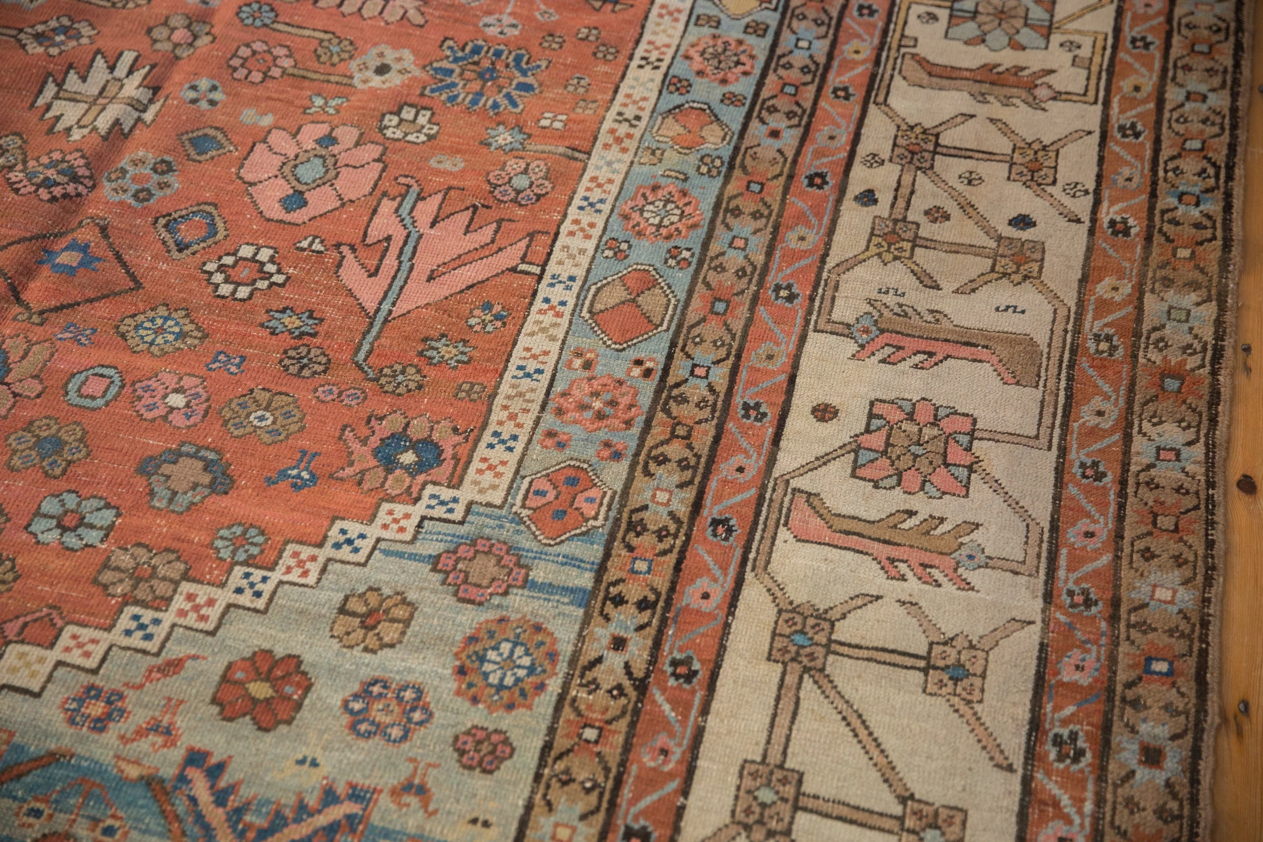 11.5x16.5 Antique Bakshaish Carpet - Image 8