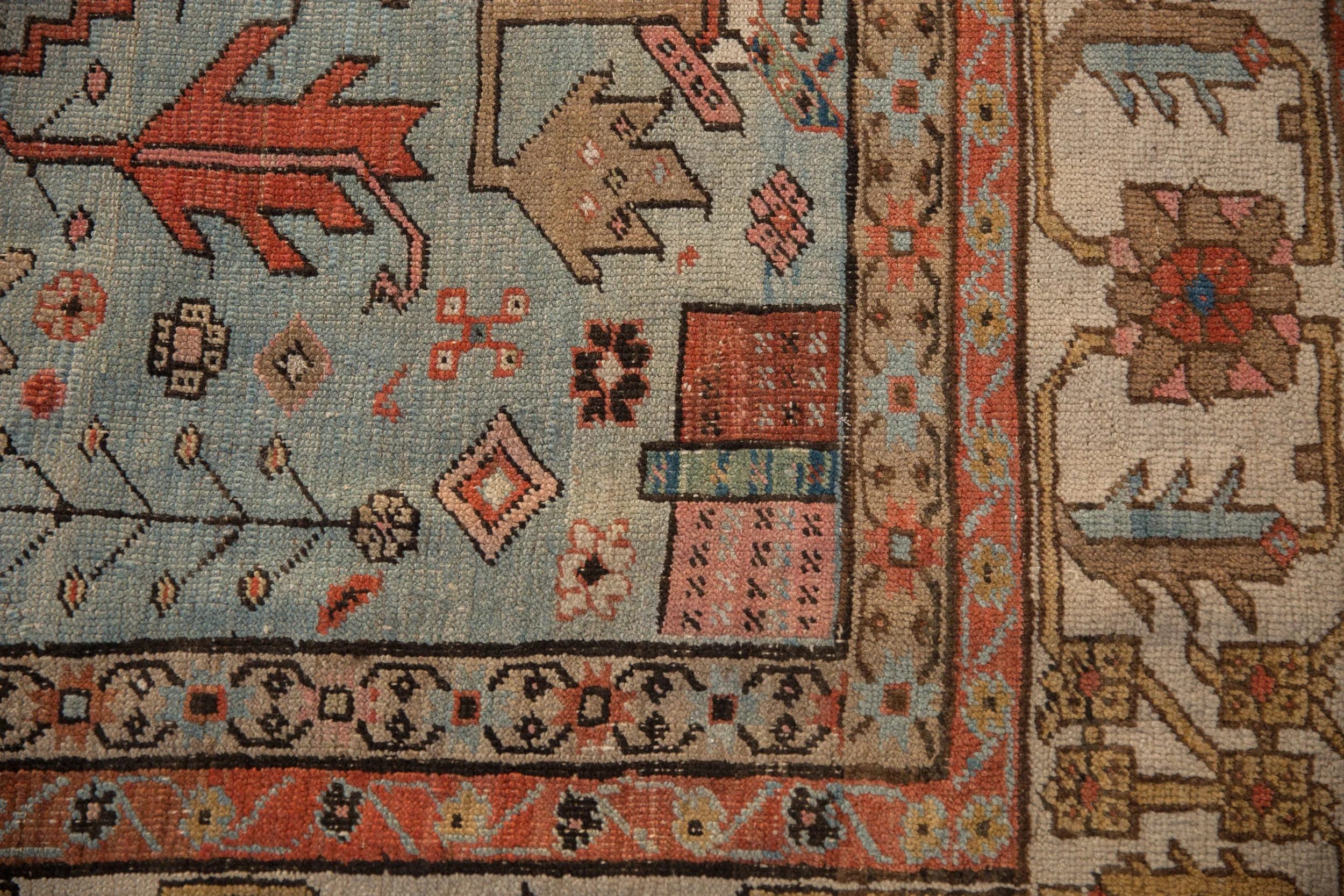 11.5x16.5 Antique Bakshaish Carpet - Image 9