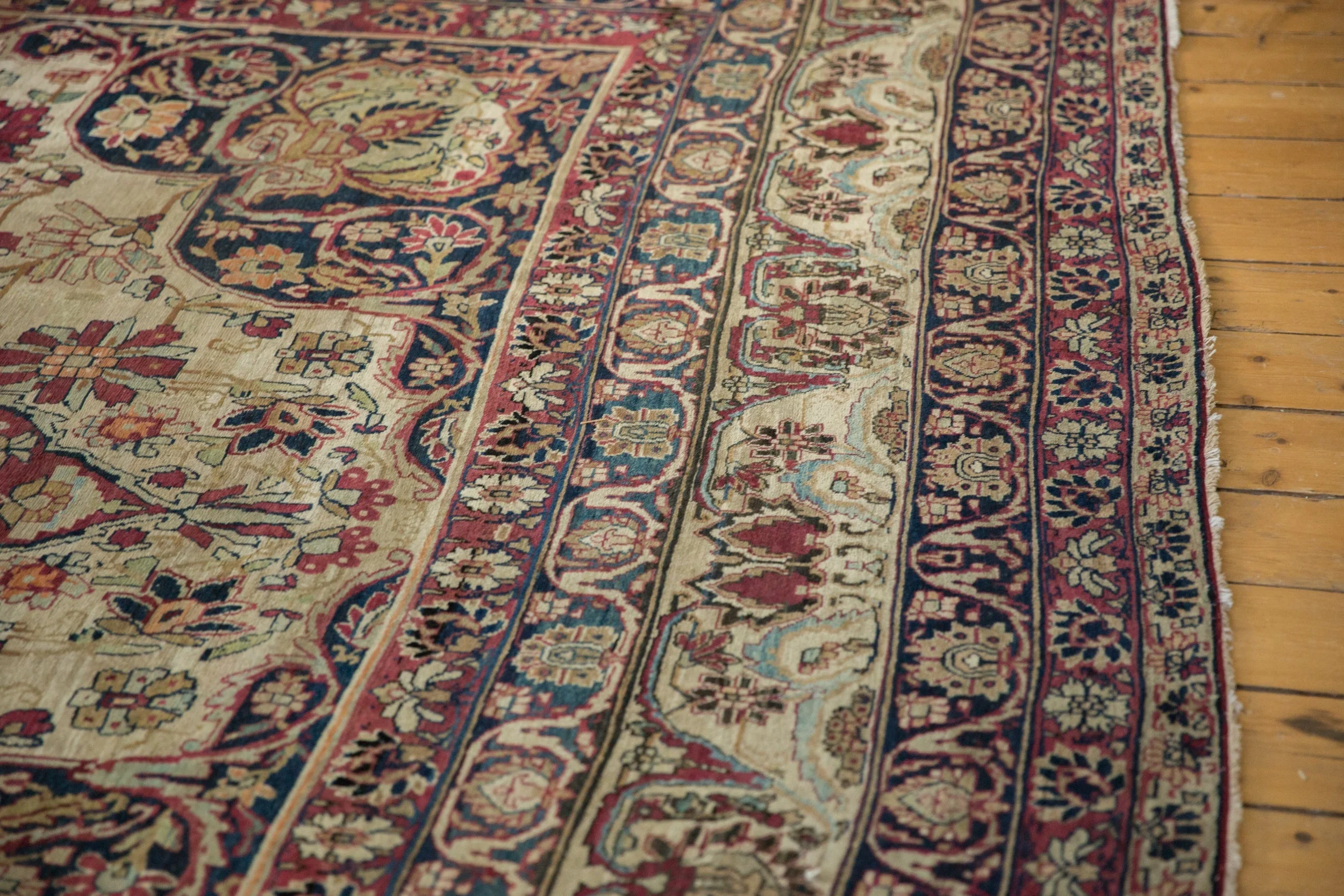 11.5x16 Antique Fine Kerman Carpet - Image 13