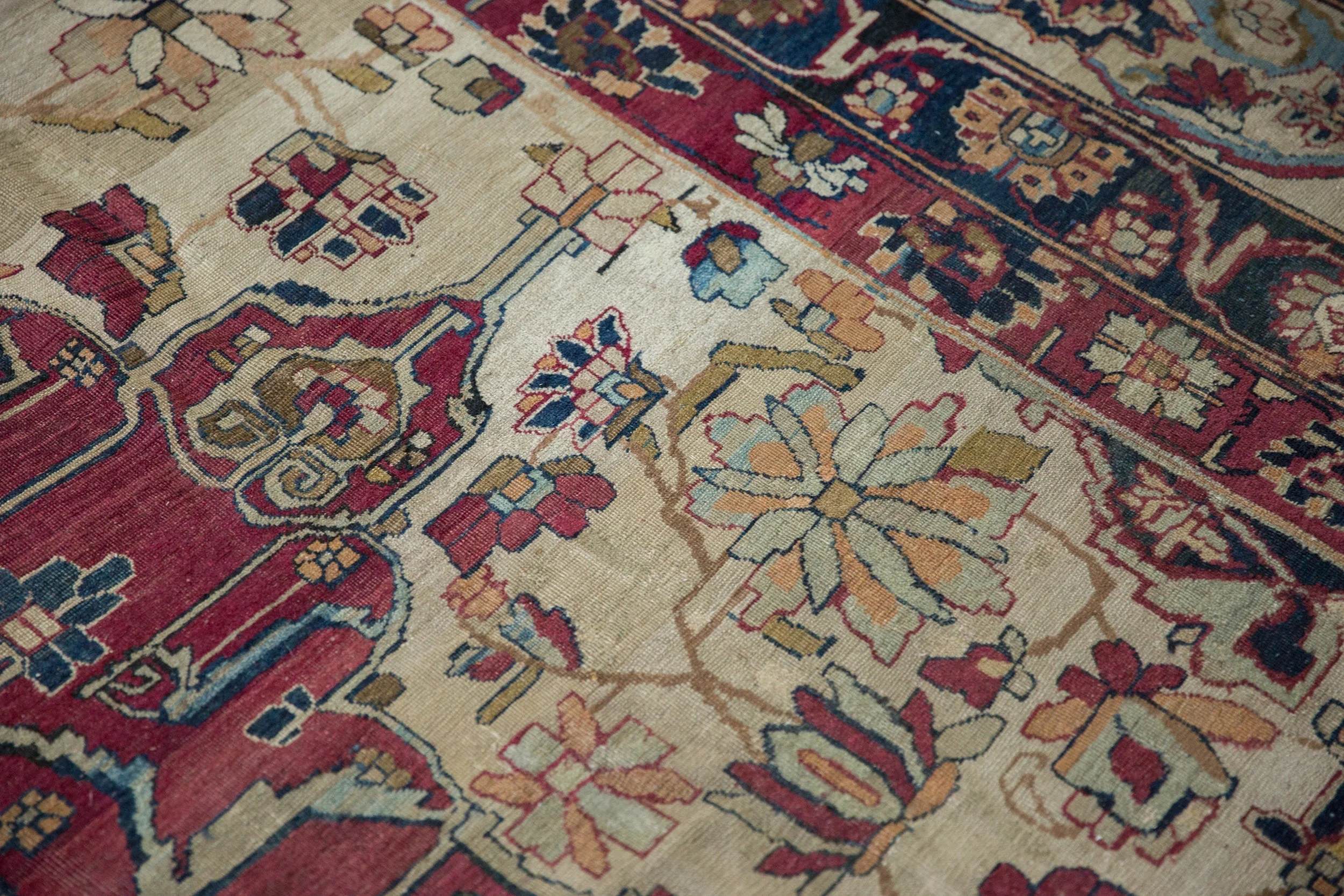 11.5x16 Antique Fine Kerman Carpet - Image 15